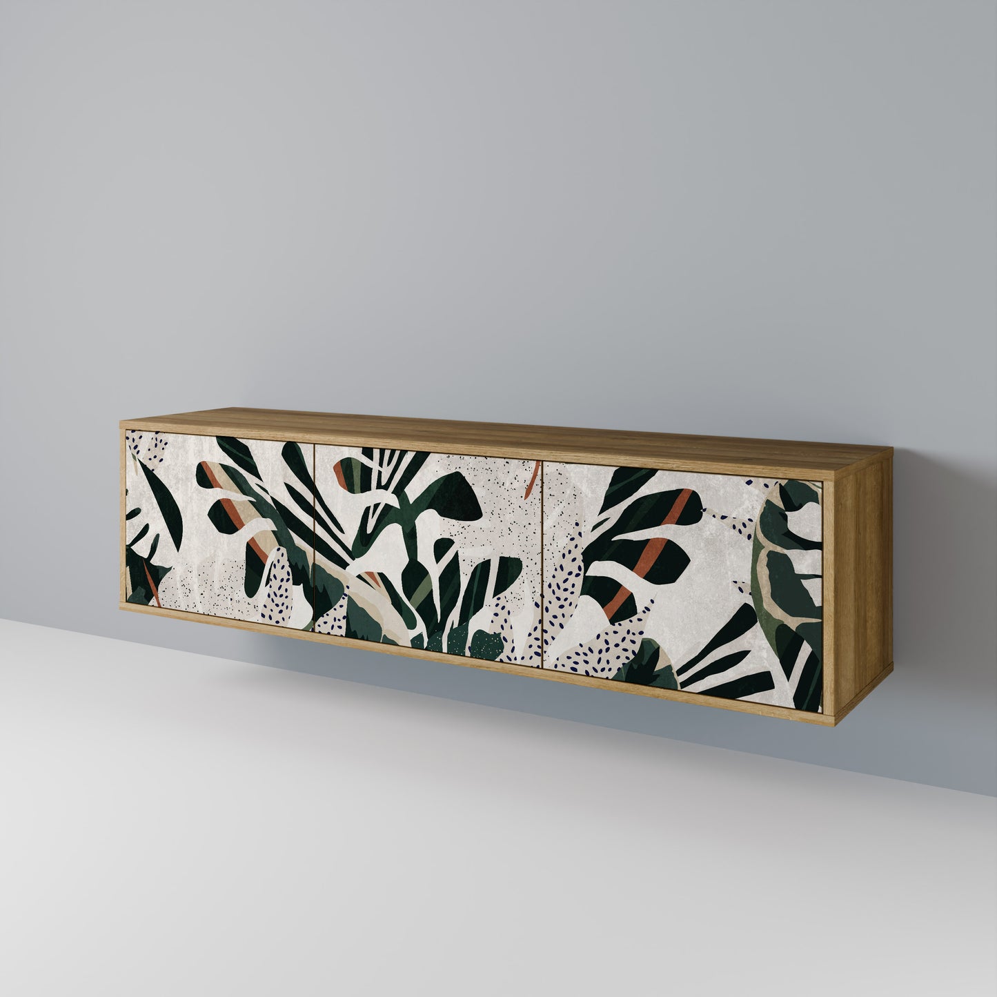 VERDURE FORMATION Mobile TV a 3 ante in effetto rovere