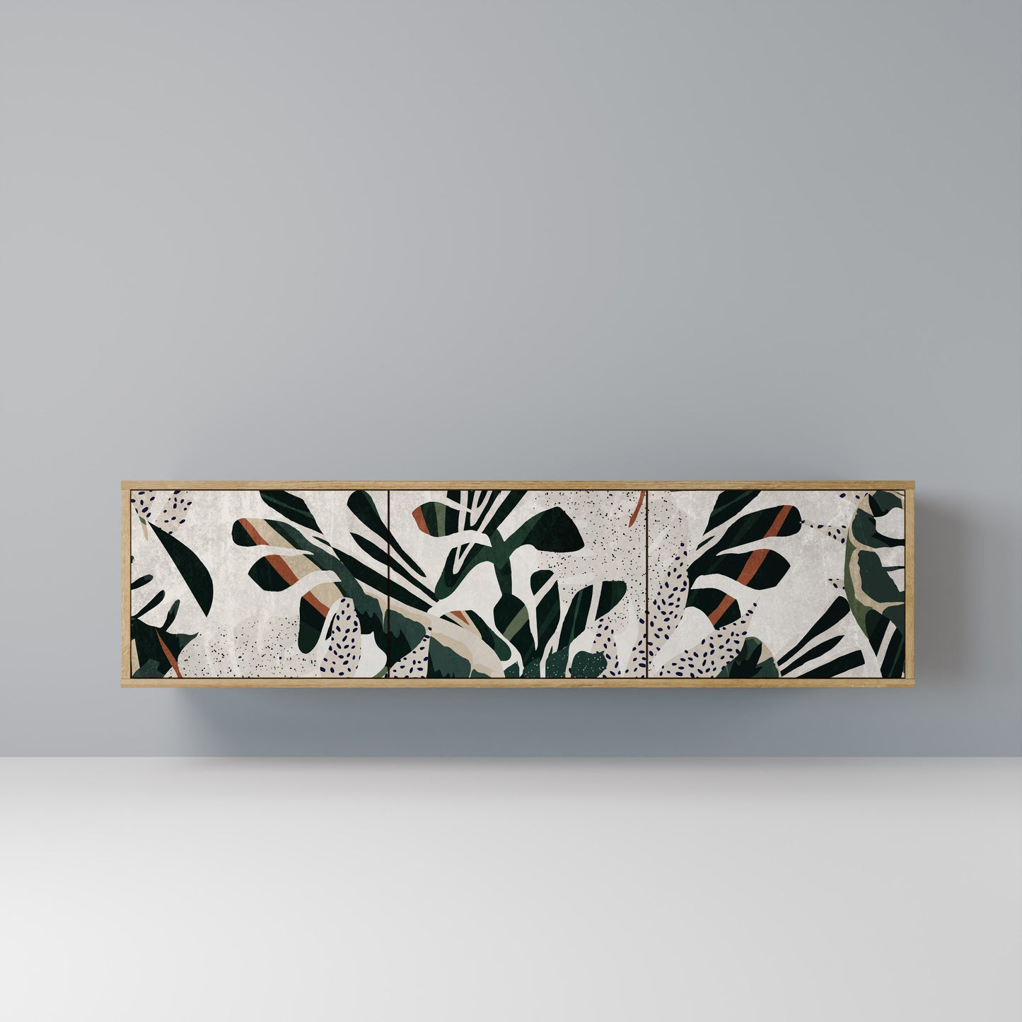 VERDURE FORMATION Mobile TV a 3 ante in effetto rovere