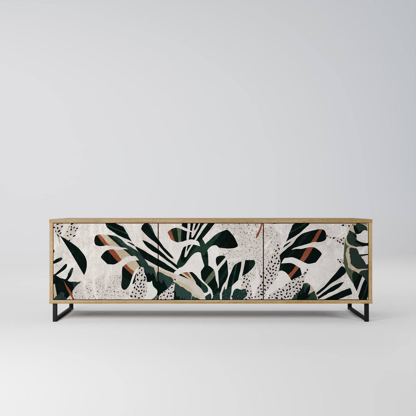 VERDURE FORMATION Mobile TV a 3 ante in effetto rovere