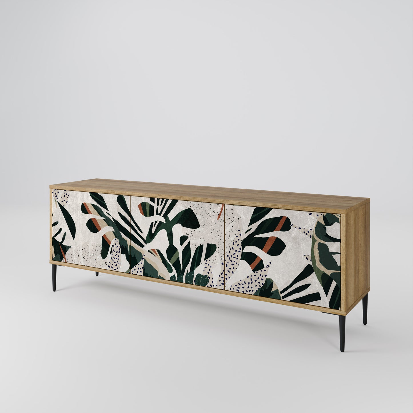 VERDURE FORMATION Mobile TV a 3 ante in effetto rovere