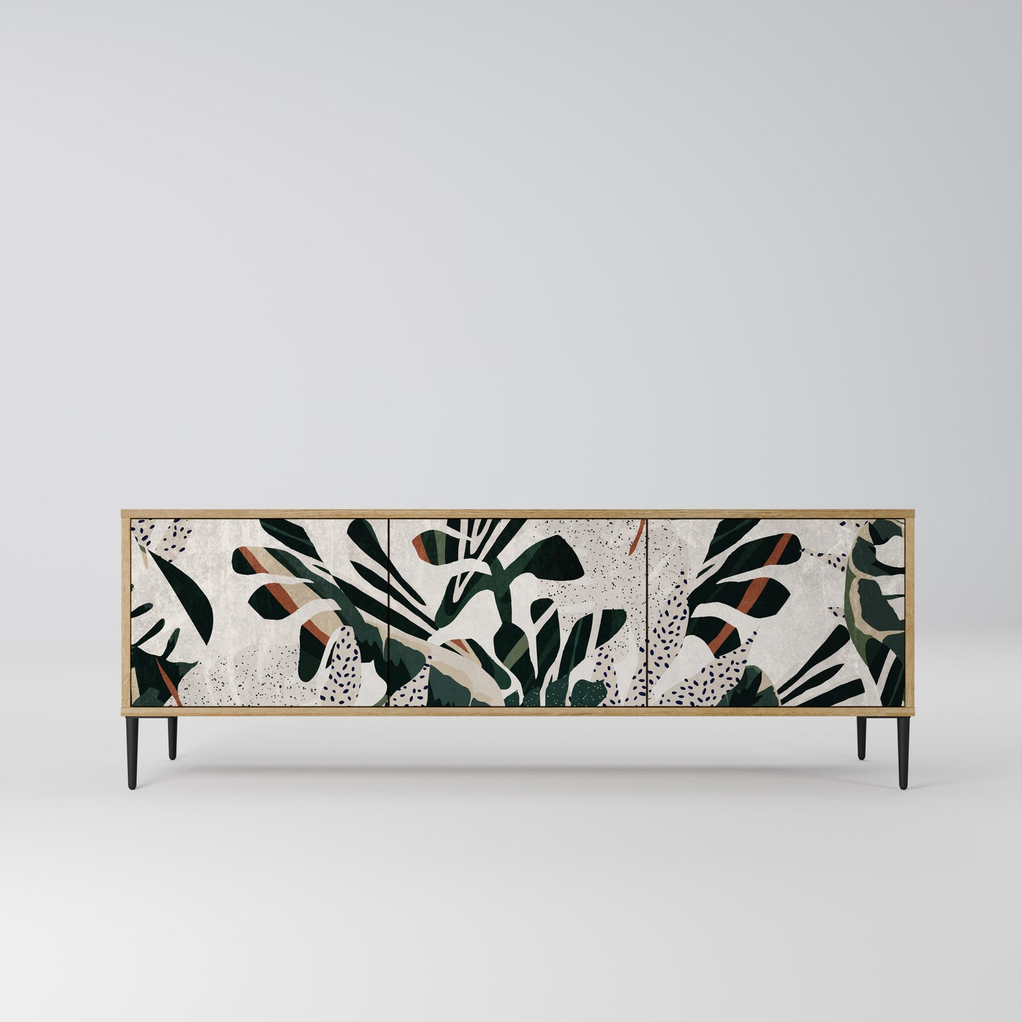 VERDURE FORMATION Mobile TV a 3 ante in effetto rovere