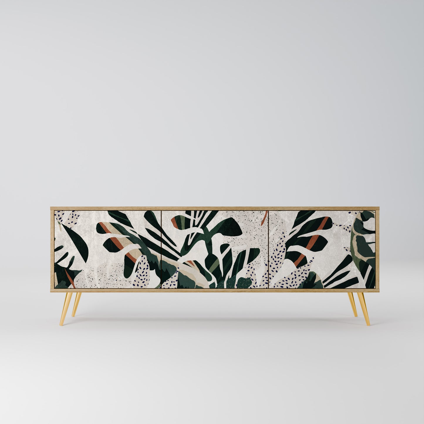 VERDURE FORMATION Mobile TV a 3 ante in effetto rovere