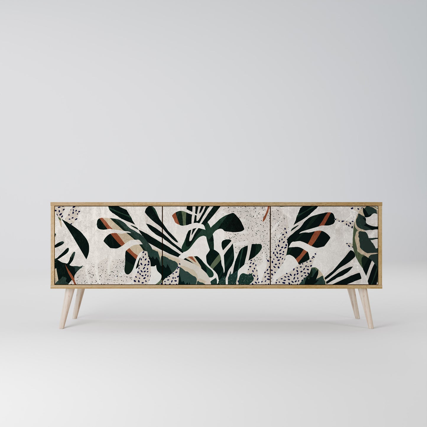 VERDURE FORMATION Mobile TV a 3 ante in effetto rovere