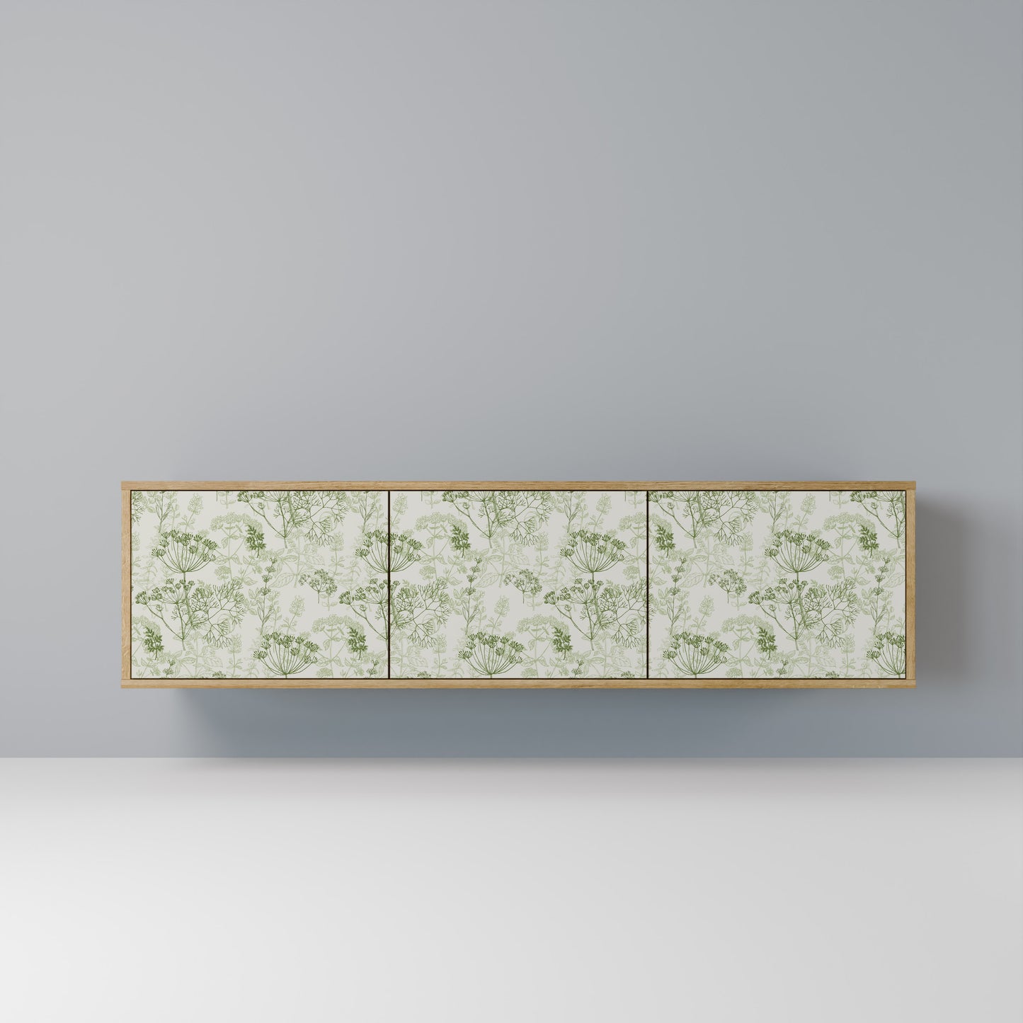 Mobile TV a 3 ante FENNEL BALDACHIN effetto rovere