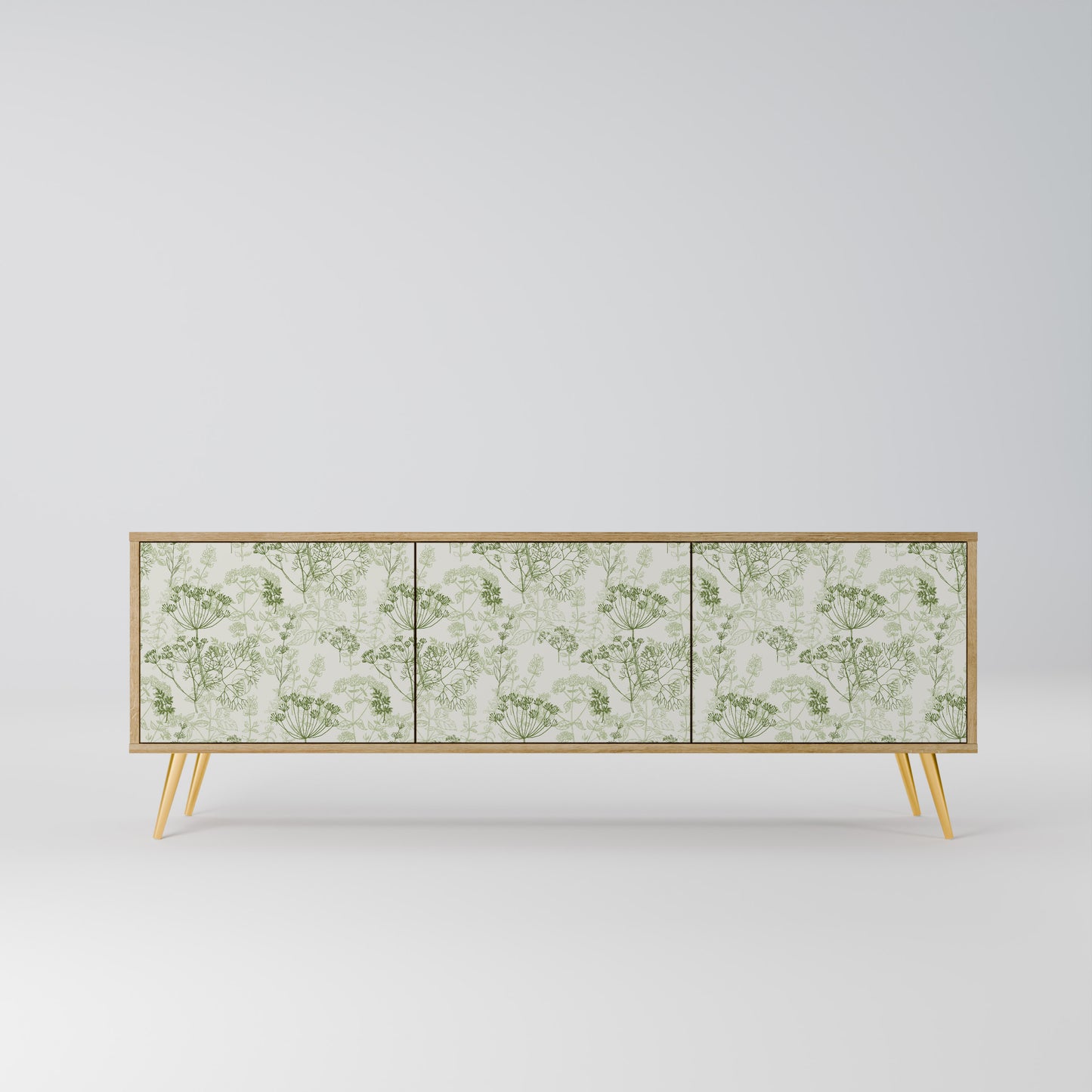 Mobile TV a 3 ante FENNEL BALDACHIN effetto rovere