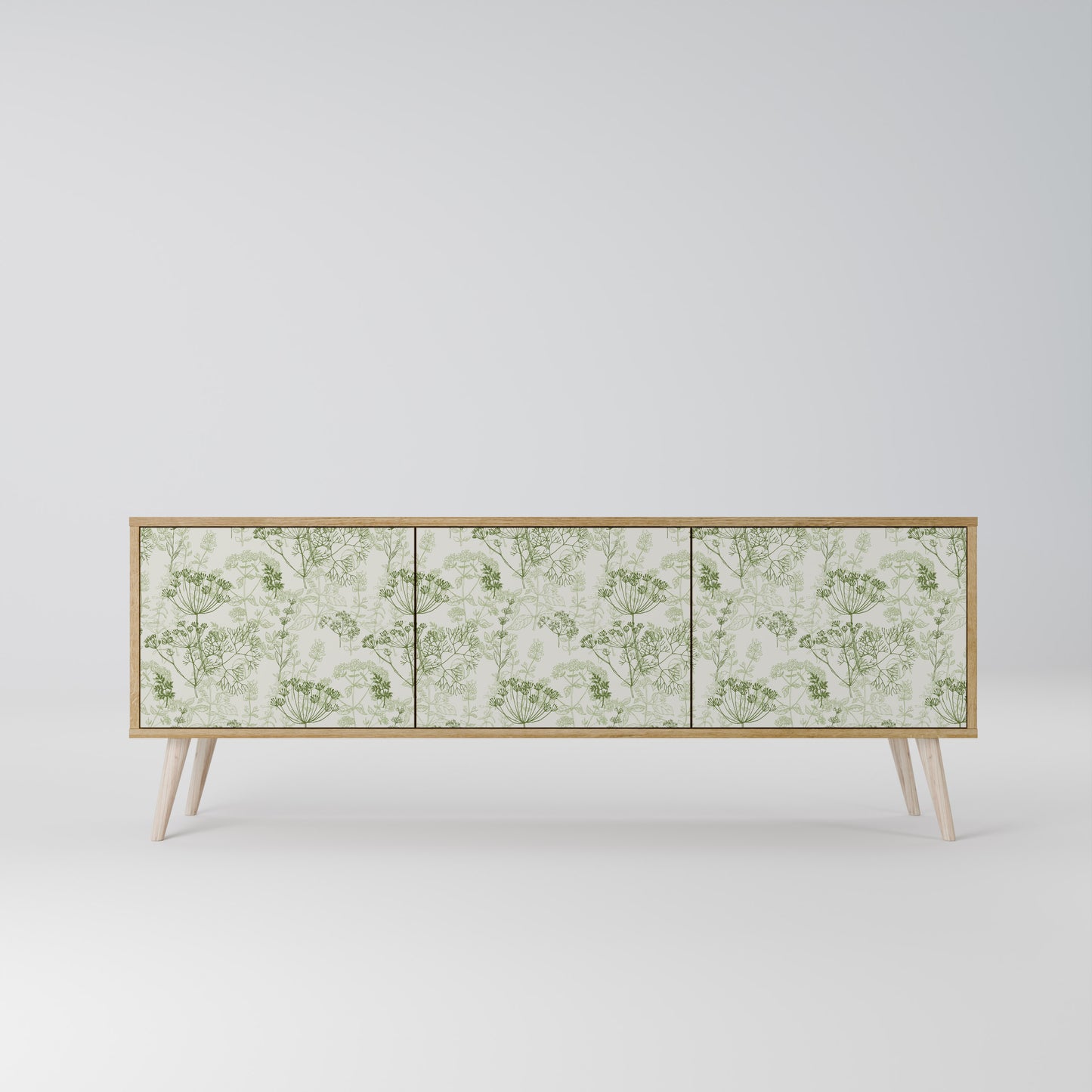 Mobile TV a 3 ante FENNEL BALDACHIN effetto rovere