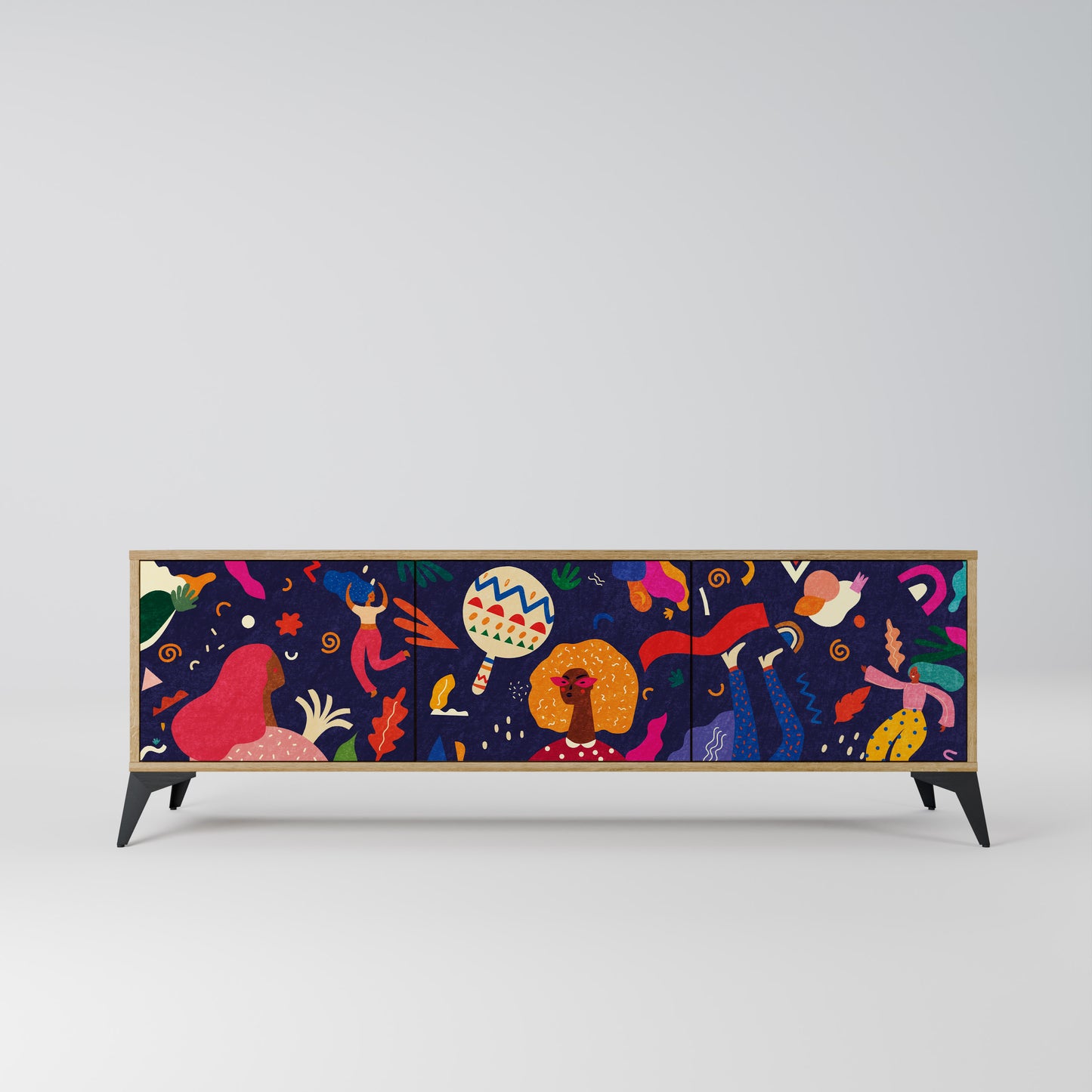 FESTIVE PLEASURES Mobile TV a 3 ante in effetto rovere