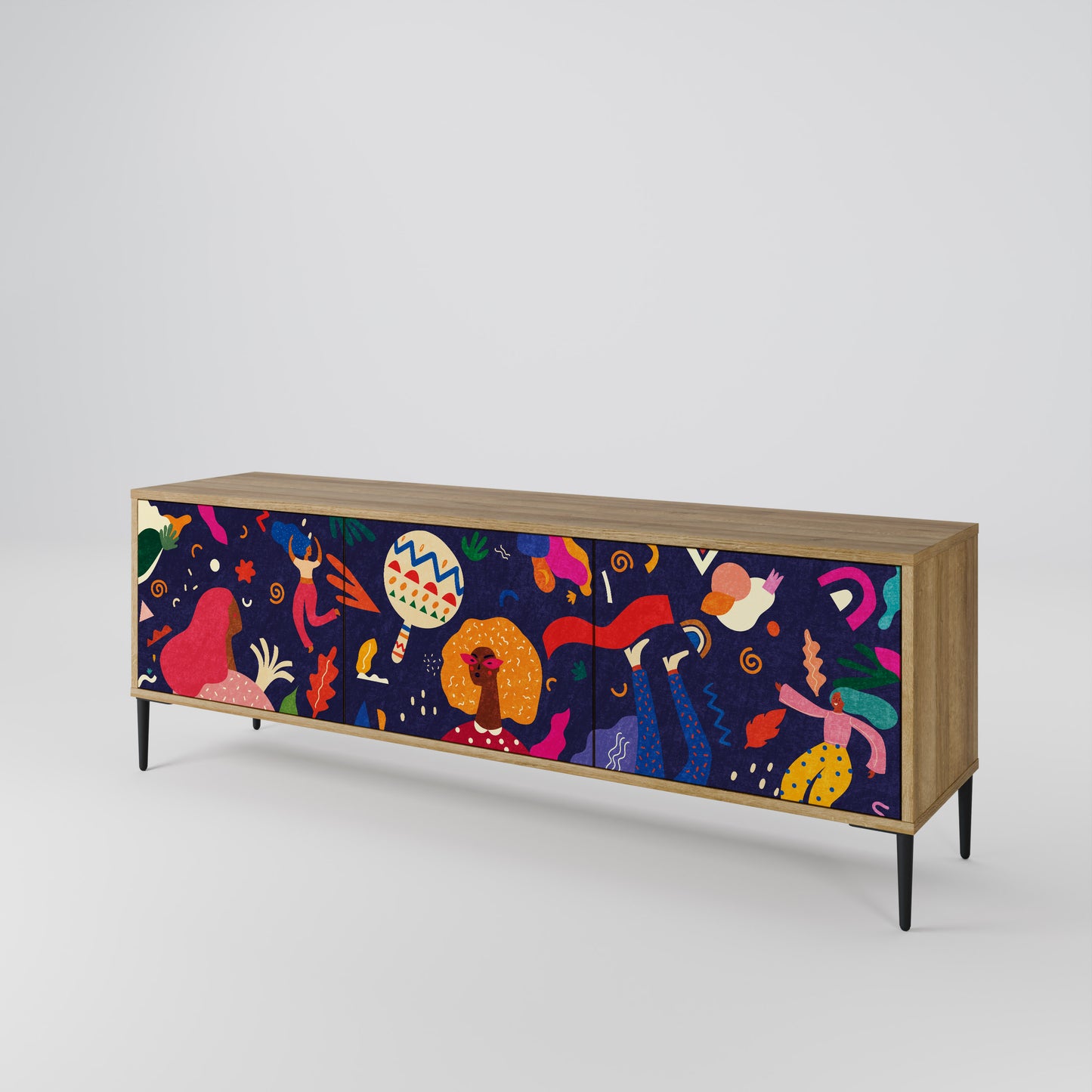 FESTIVE PLEASURES Mobile TV a 3 ante in effetto rovere