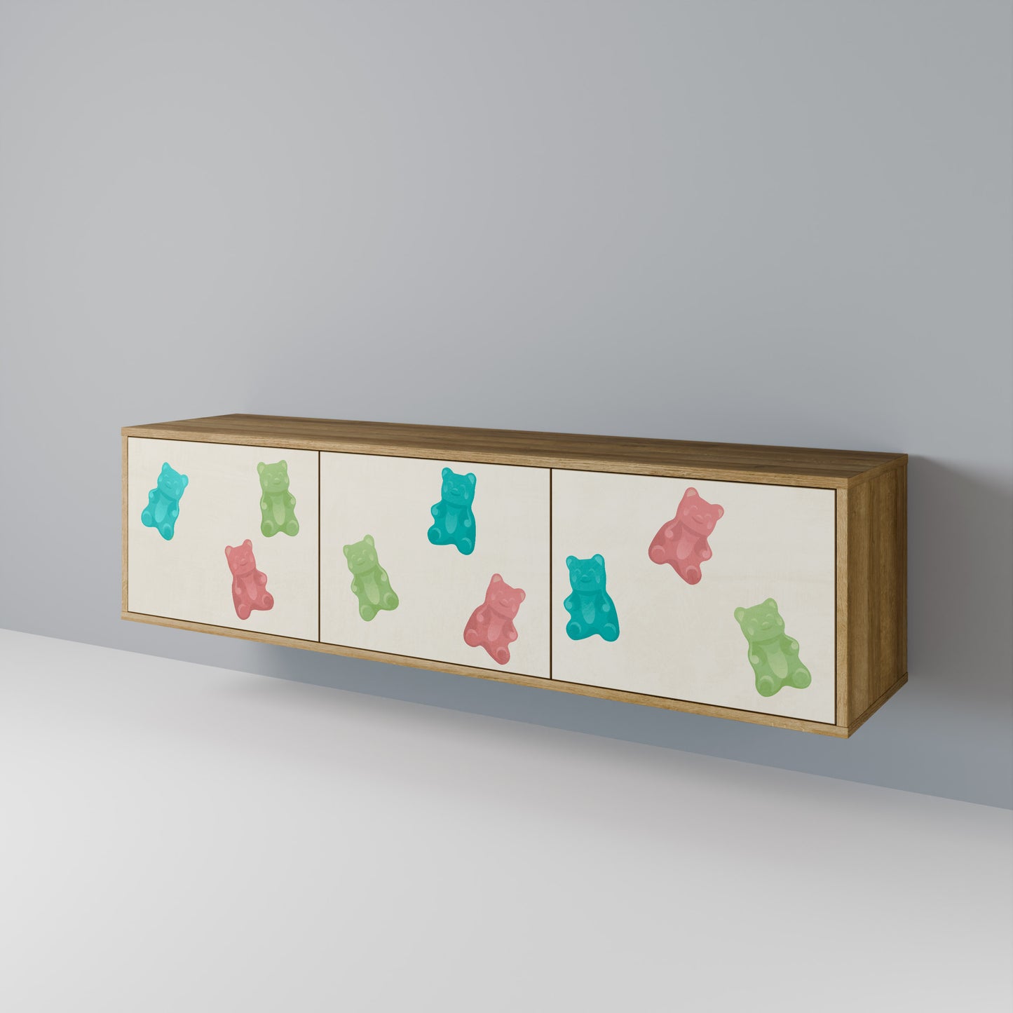 Mobile TV GUMMY BEARS a 3 ante in effetto rovere