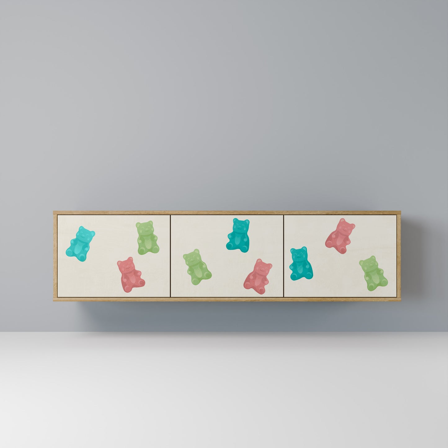 Mobile TV GUMMY BEARS a 3 ante in effetto rovere