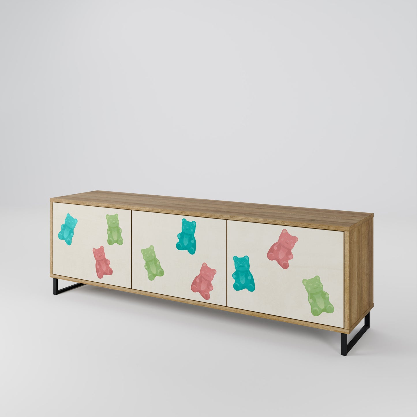 Mobile TV GUMMY BEARS a 3 ante in effetto rovere