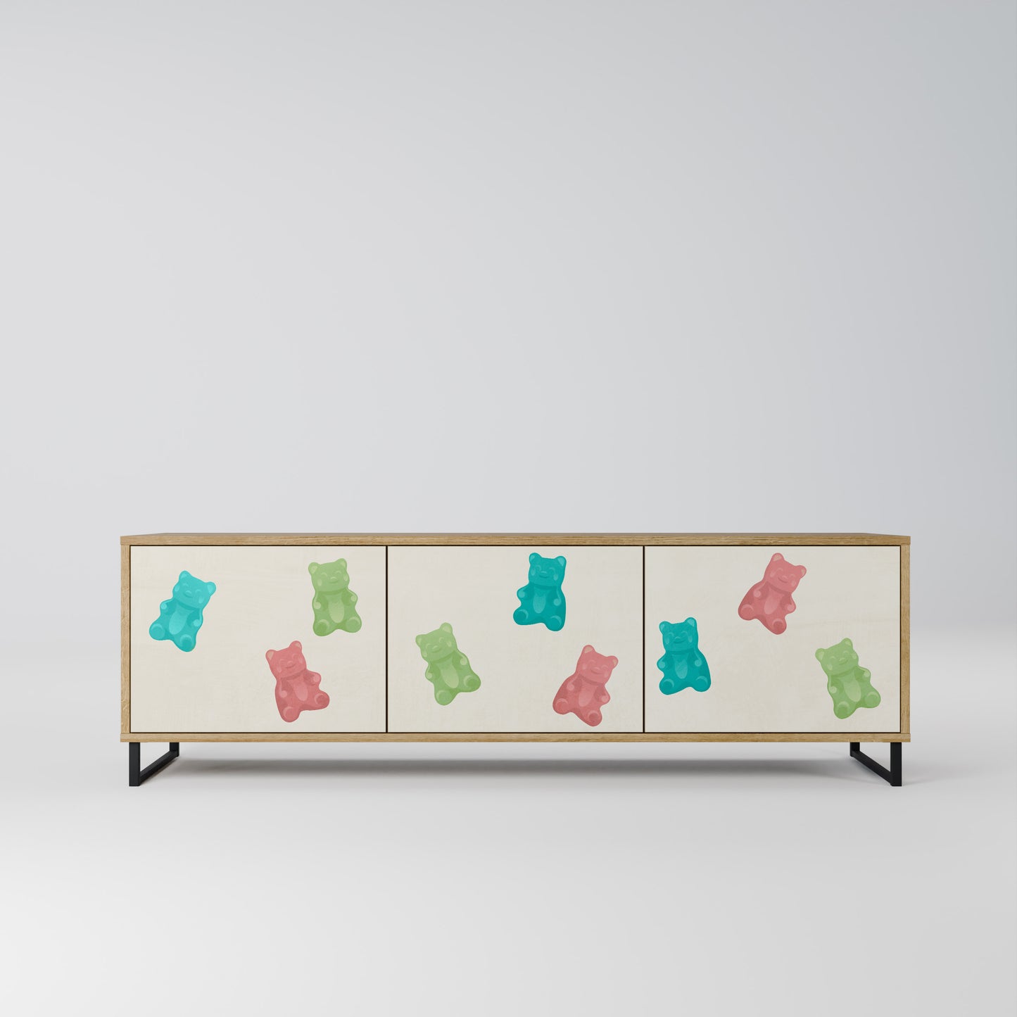 Mobile TV GUMMY BEARS a 3 ante in effetto rovere