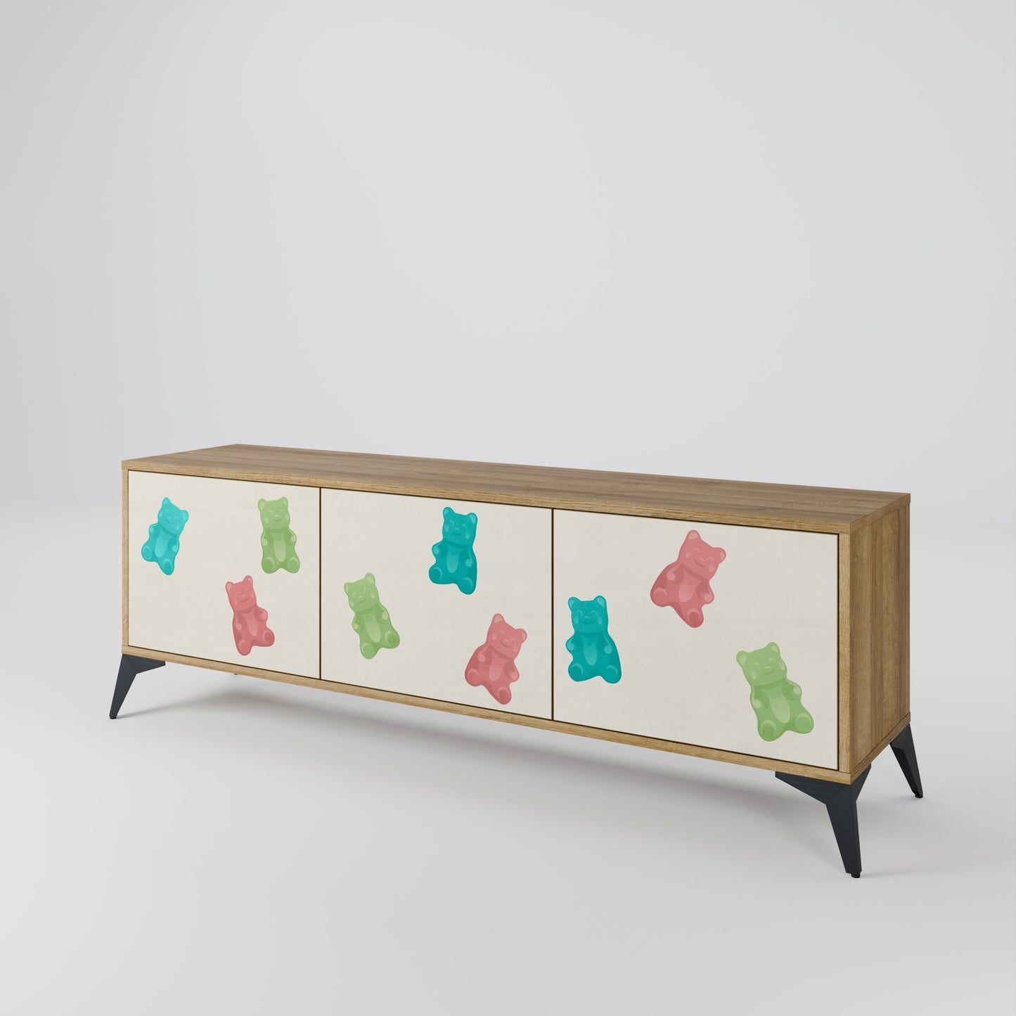 Mobile TV GUMMY BEARS a 3 ante in effetto rovere