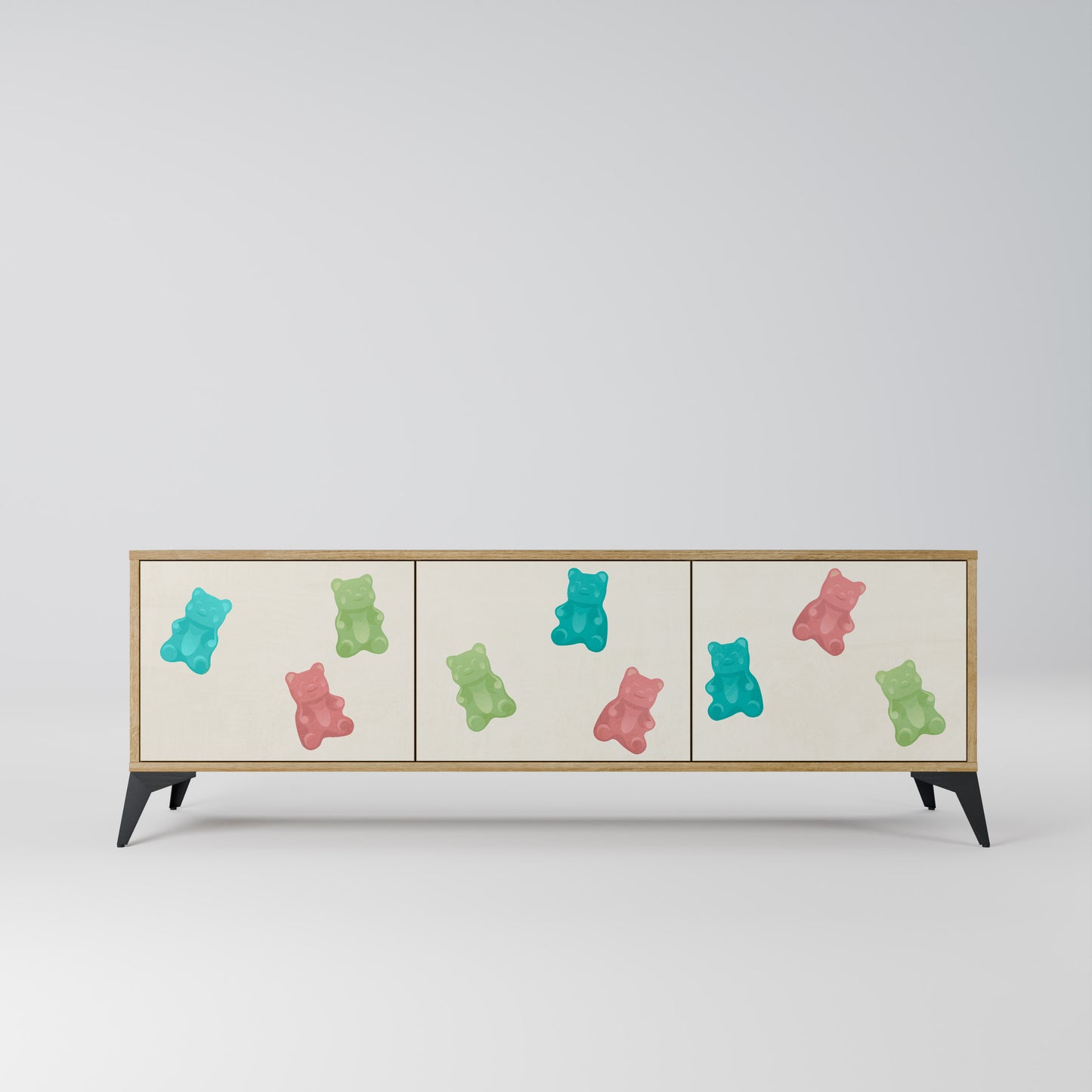 Mobile TV GUMMY BEARS a 3 ante in effetto rovere