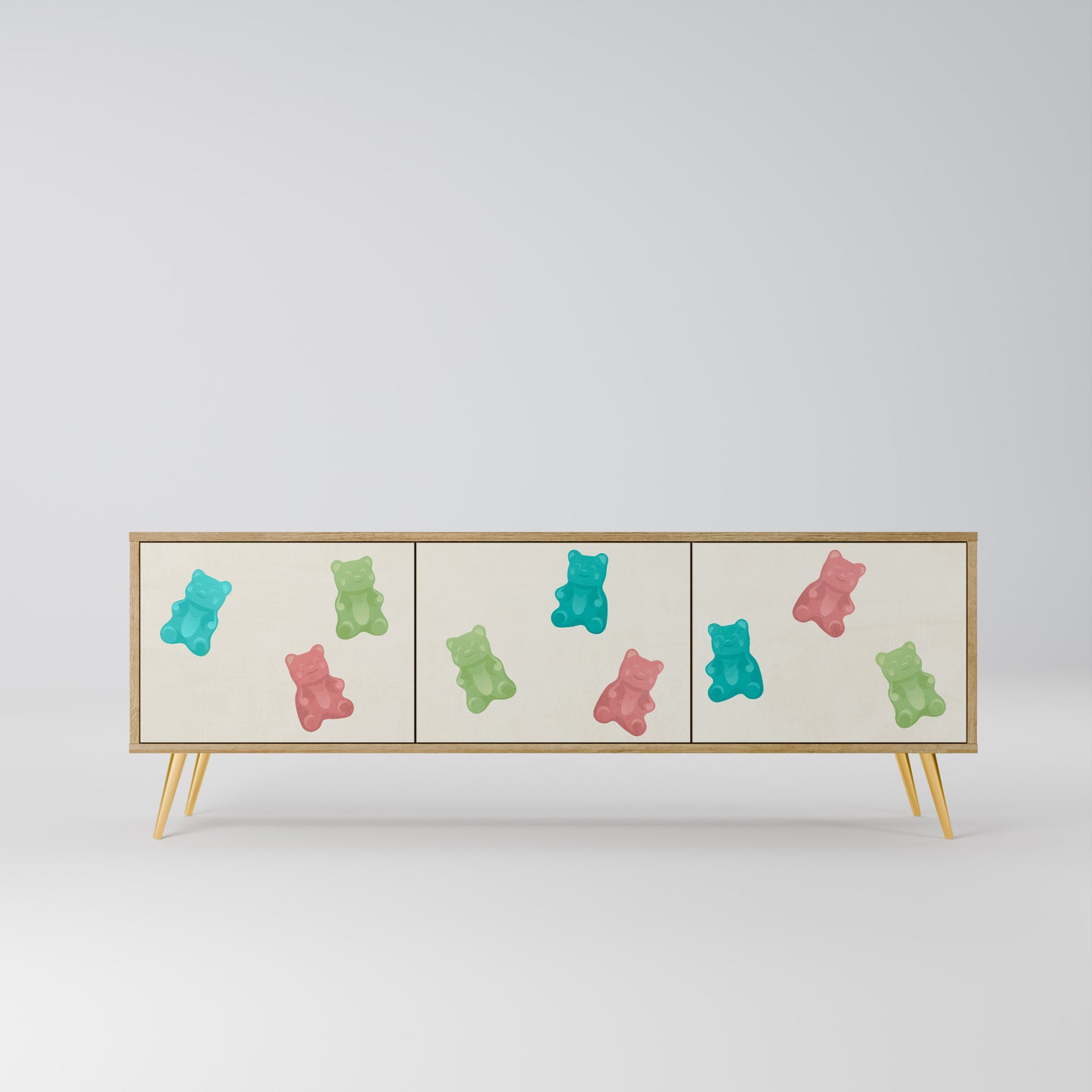 Mobile TV GUMMY BEARS a 3 ante in effetto rovere