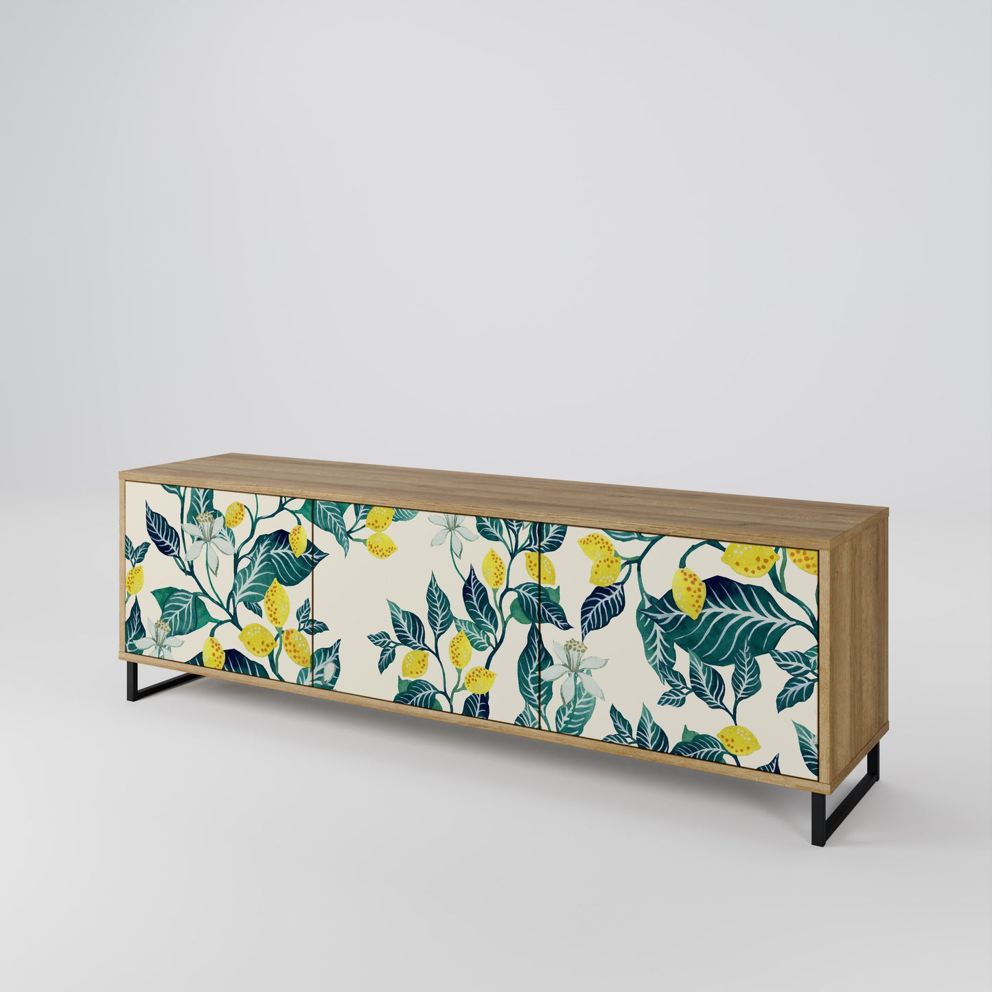 Mobile TV LEMON TREE a 3 ante effetto rovere