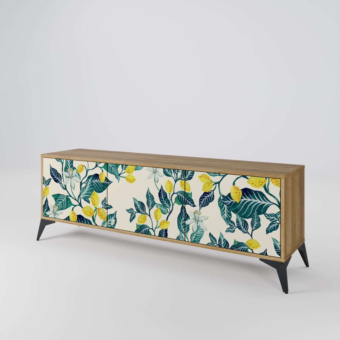 Mobile TV LEMON TREE a 3 ante effetto rovere