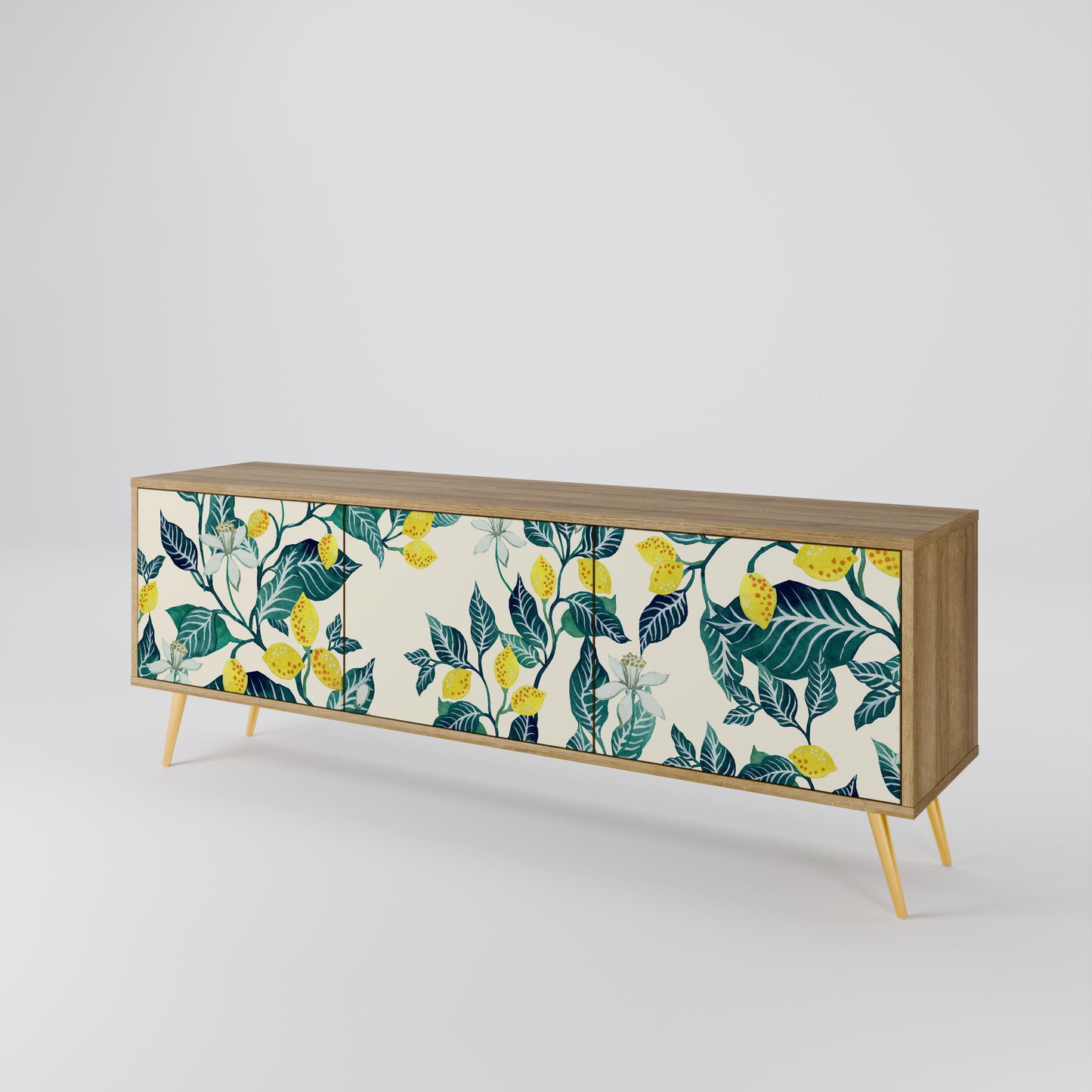 Mobile TV LEMON TREE a 3 ante effetto rovere