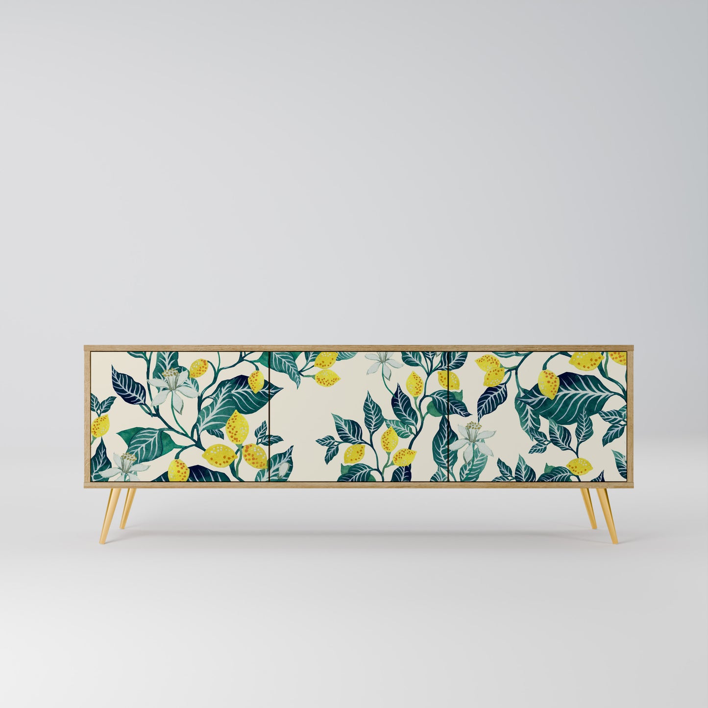 Mobile TV LEMON TREE a 3 ante effetto rovere