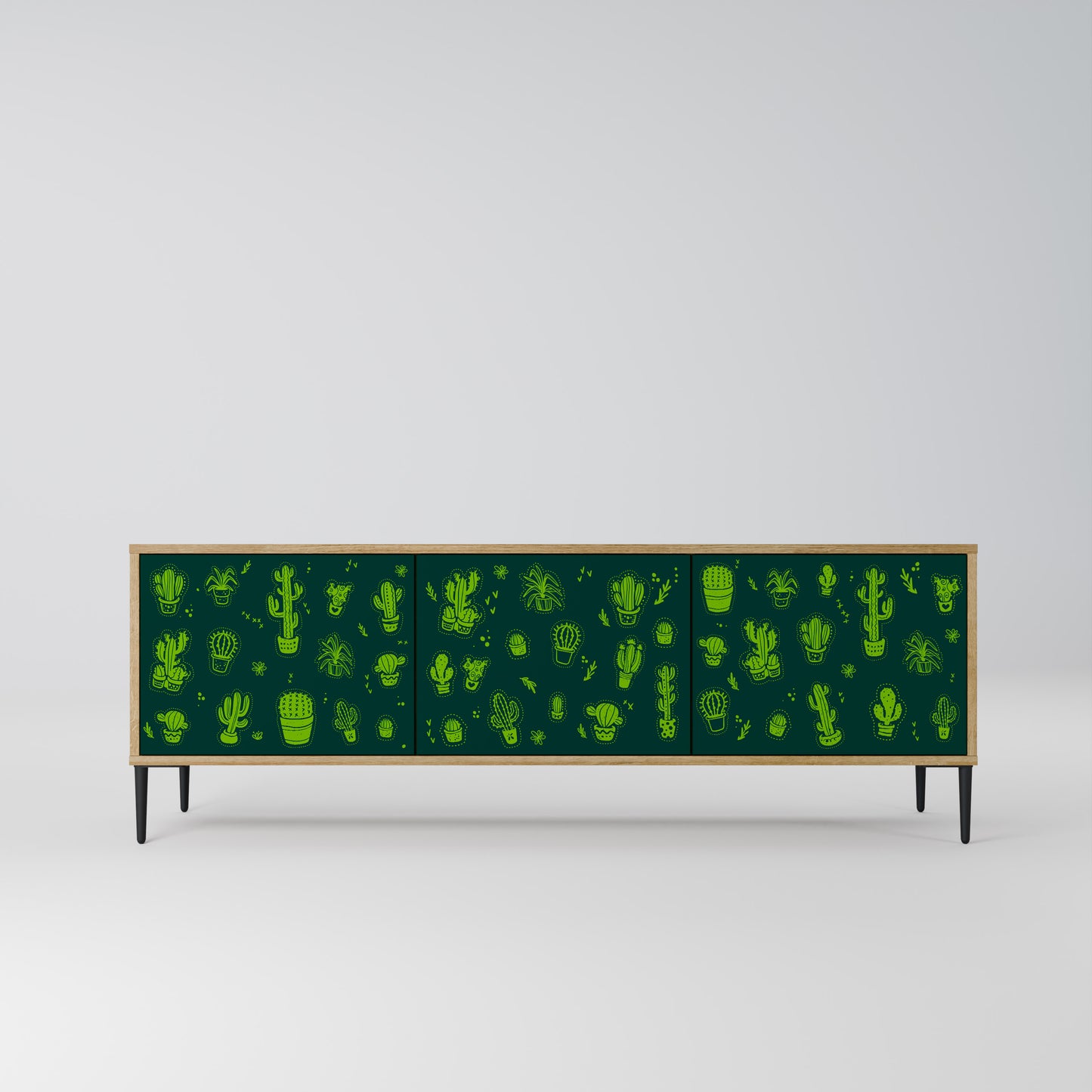 Mobile TV DESERT GREEN a 3 ante in effetto rovere