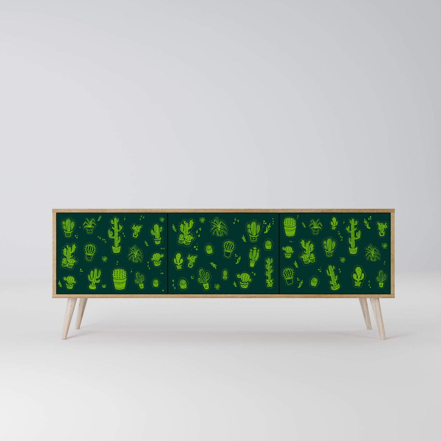 Mobile TV DESERT GREEN a 3 ante in effetto rovere