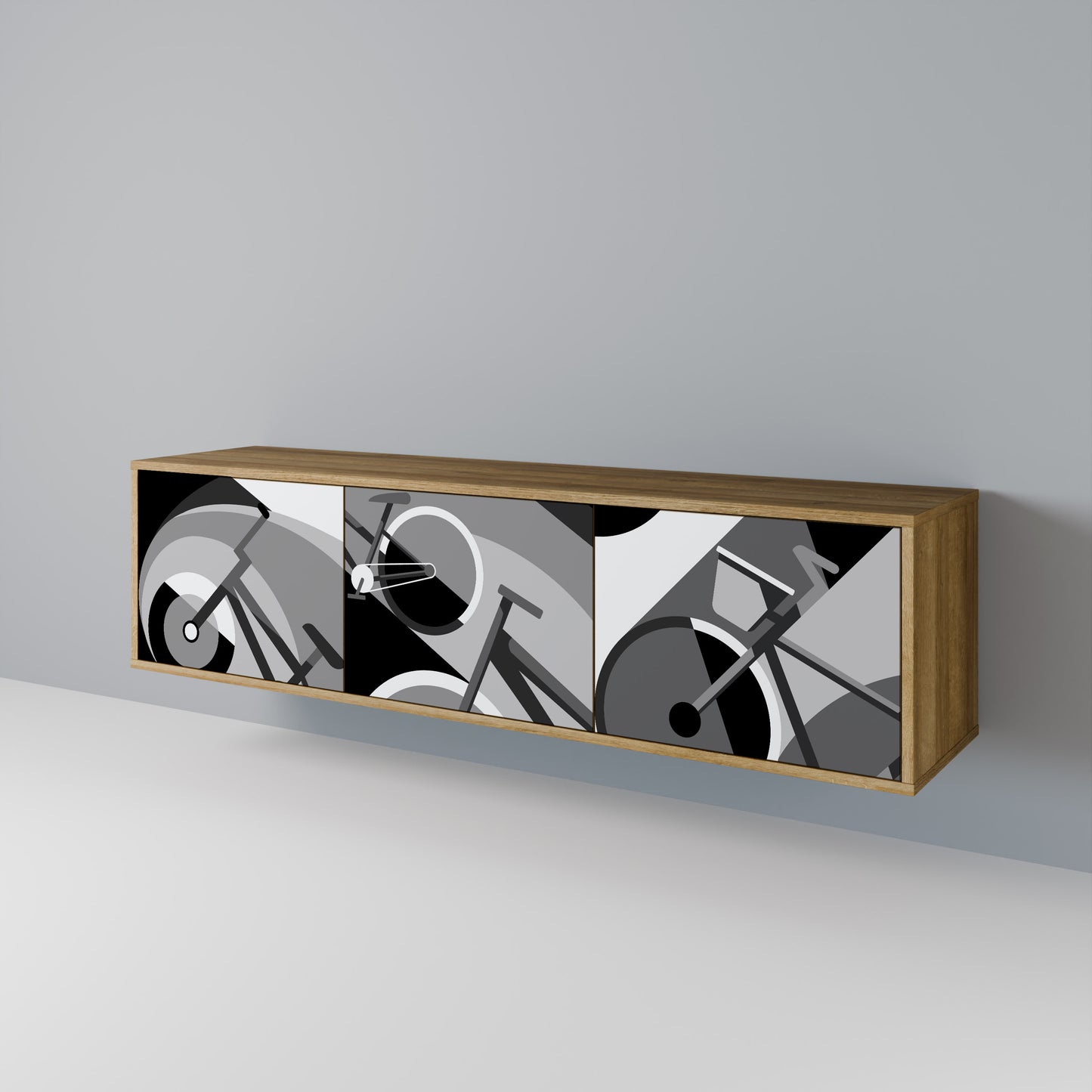 Mobile TV BIKE ENERGY a 3 ante effetto rovere