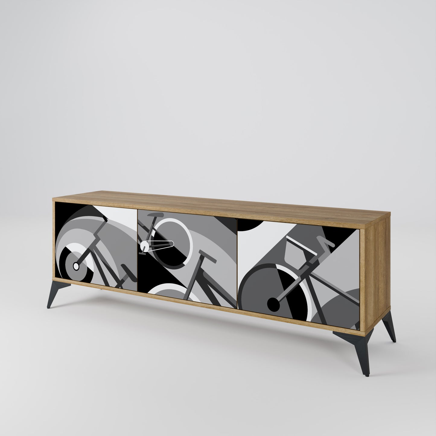 Mobile TV BIKE ENERGY a 3 ante effetto rovere