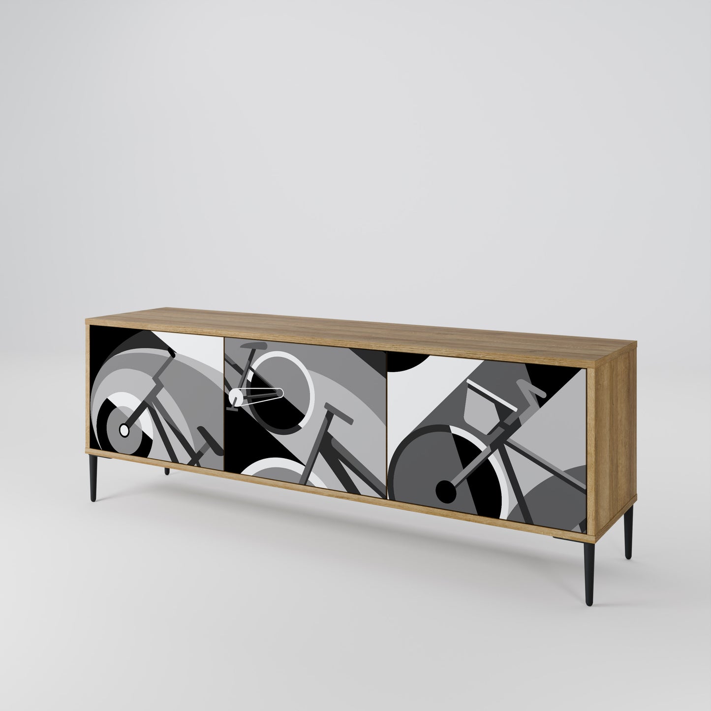 Mobile TV BIKE ENERGY a 3 ante effetto rovere