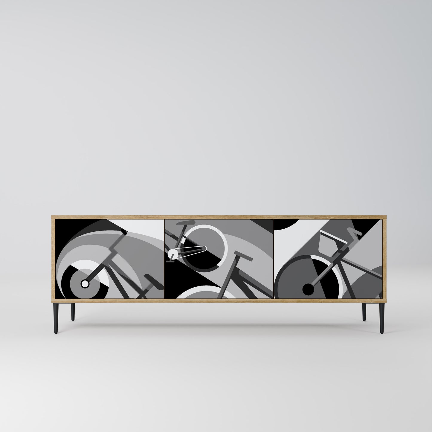Mobile TV BIKE ENERGY a 3 ante effetto rovere