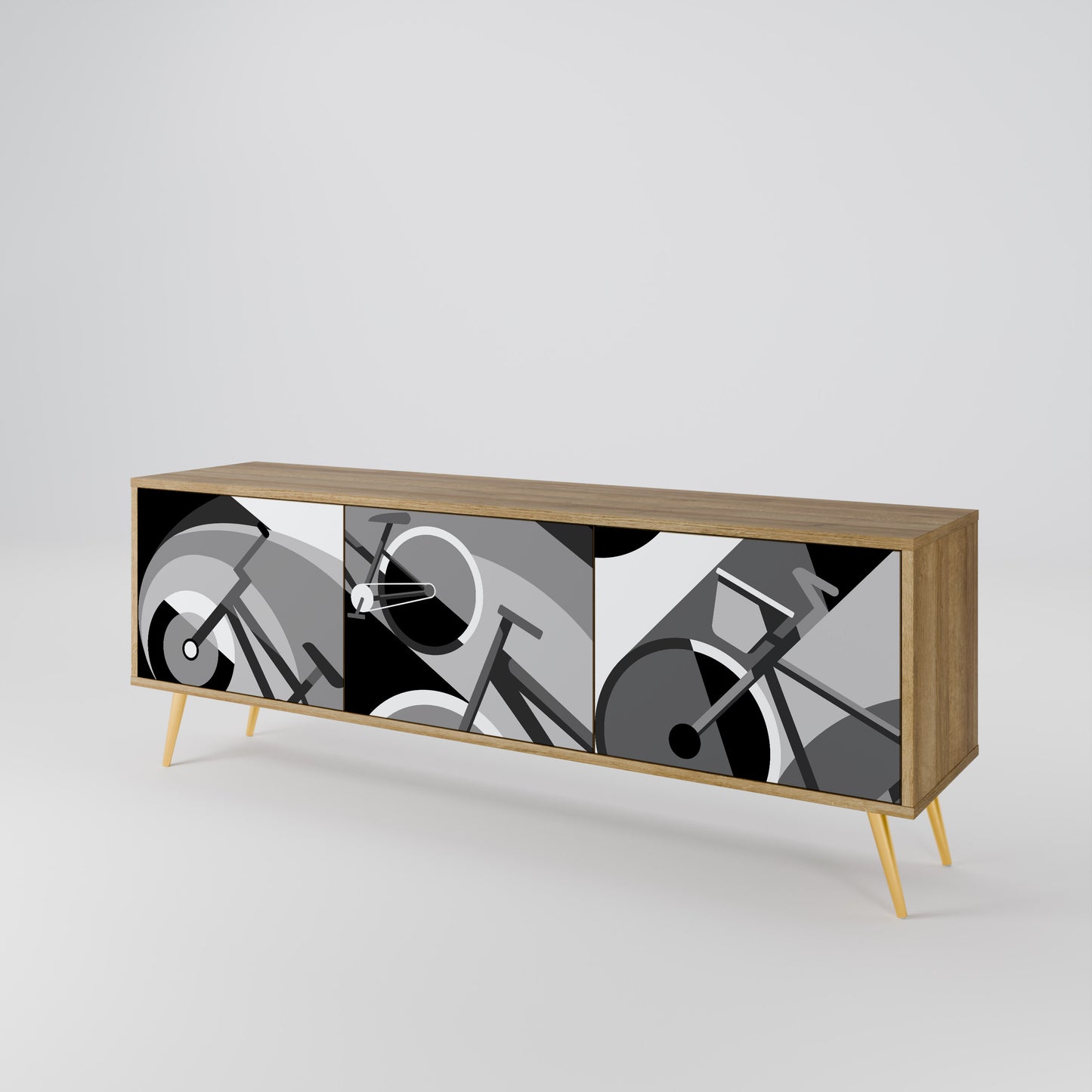 Mobile TV BIKE ENERGY a 3 ante effetto rovere