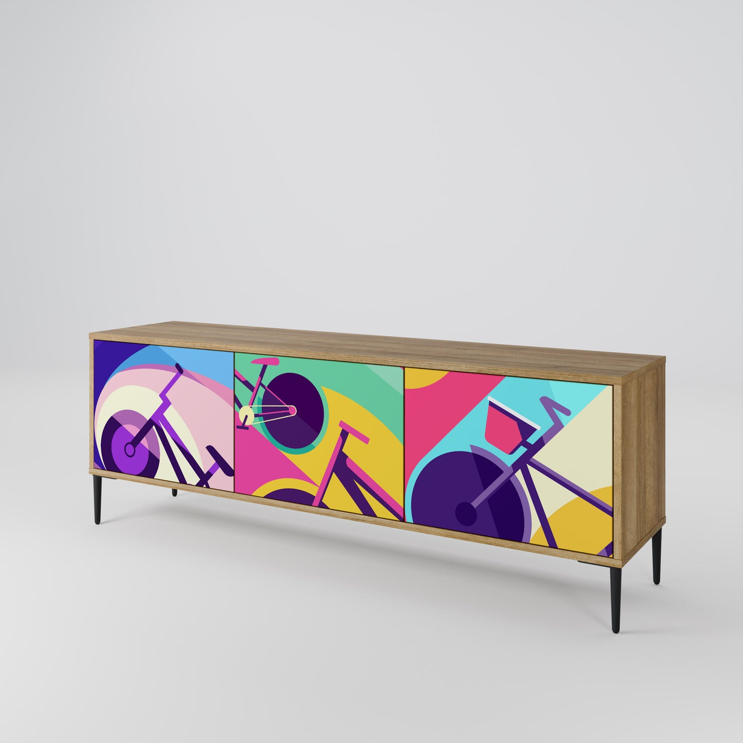 Mobile TV BIKE DREAMS a 3 ante effetto rovere