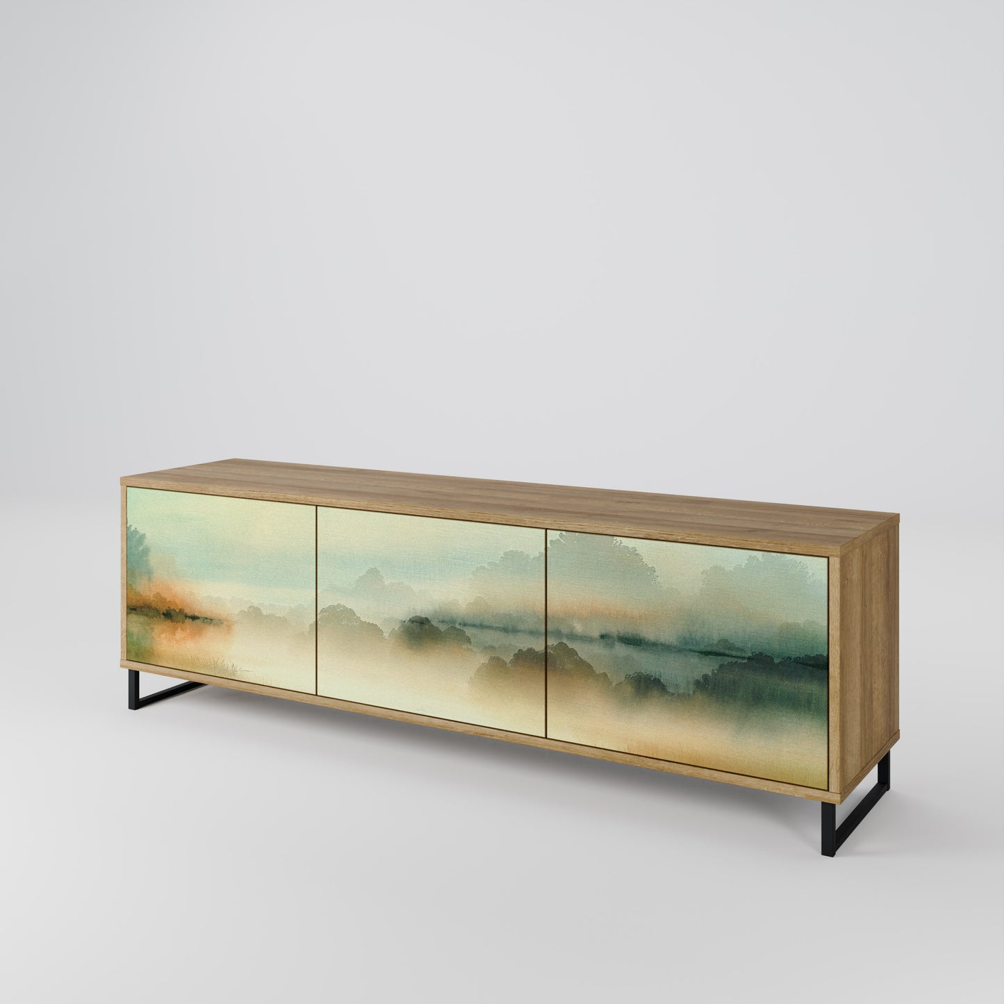 Mobile TV MORNING BY THE LAKE a 3 ante effetto rovere