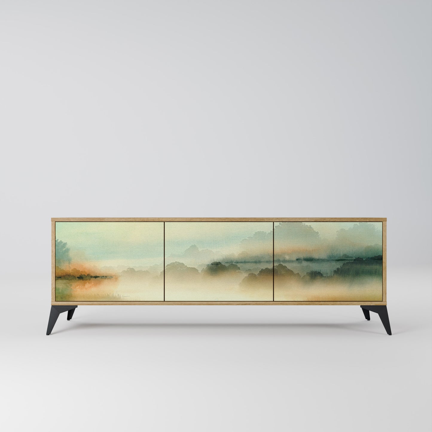 Mobile TV MORNING BY THE LAKE a 3 ante effetto rovere