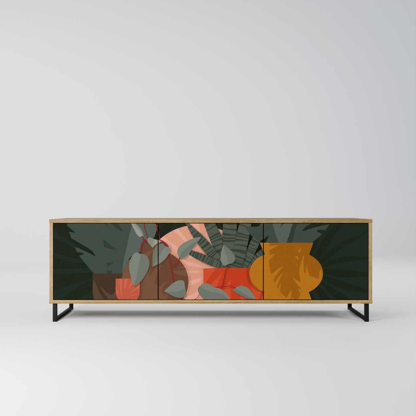 Mobile TV TROPICAL COMPOSITION 3 ante effetto rovere