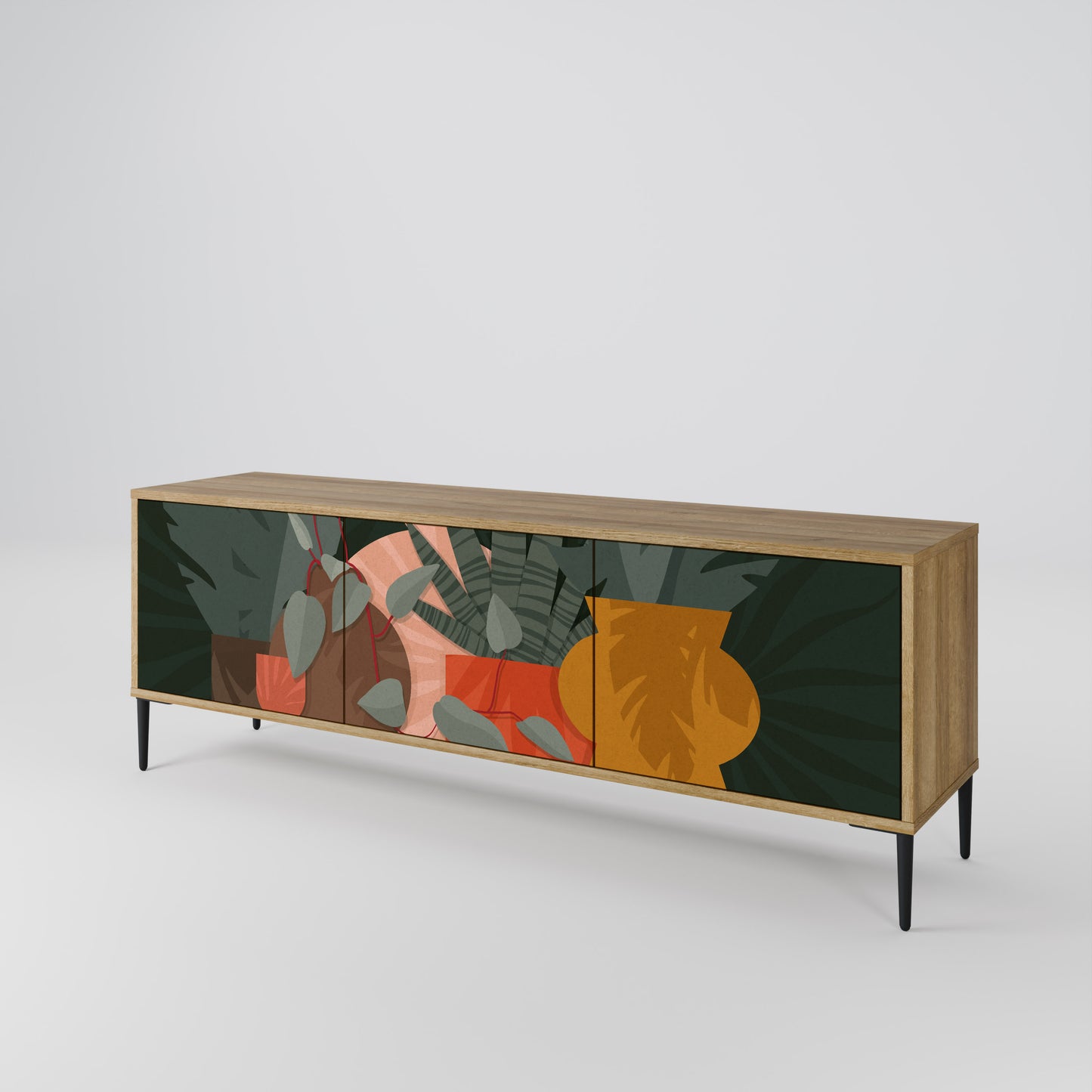Mobile TV TROPICAL COMPOSITION 3 ante effetto rovere