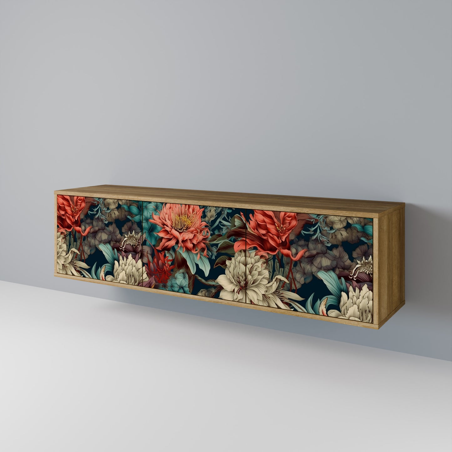 Mobile TV SPROUTING GRACE a 3 ante effetto rovere