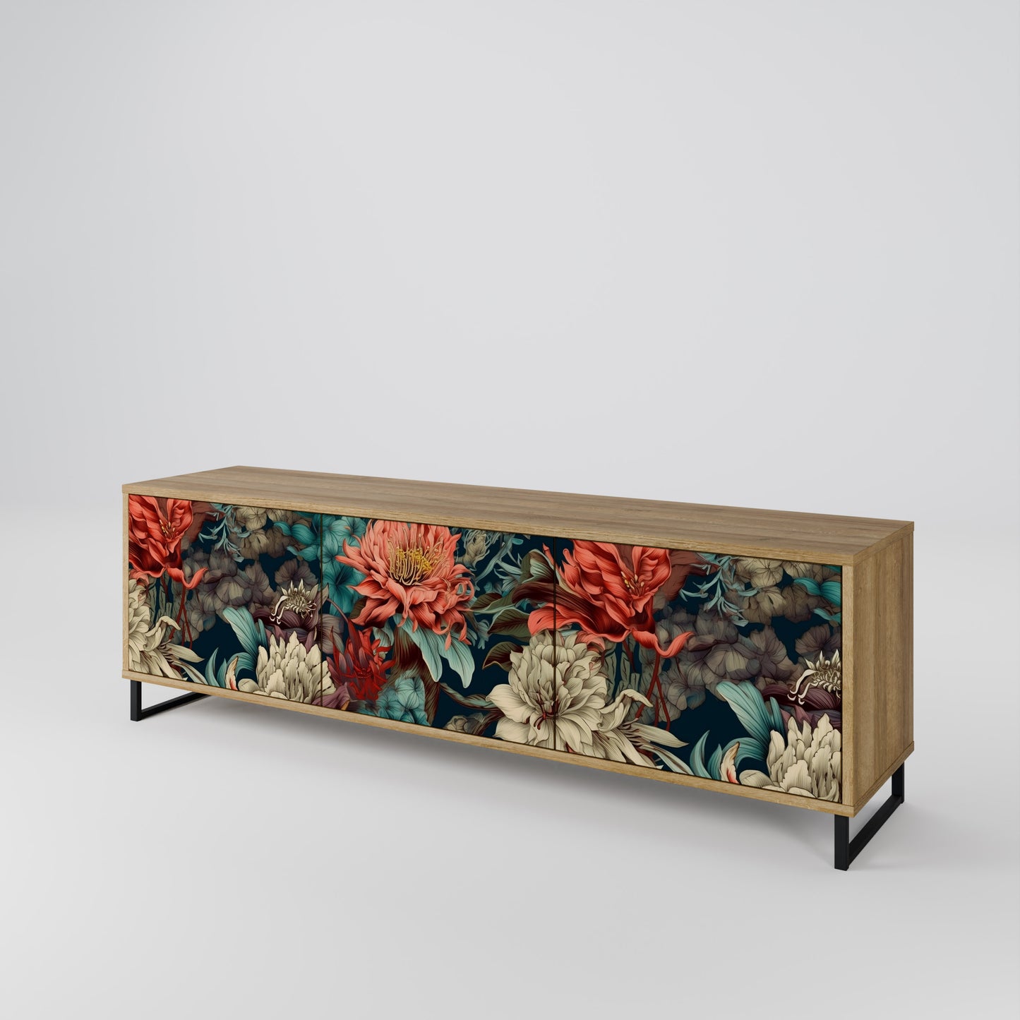 Mobile TV SPROUTING GRACE a 3 ante effetto rovere