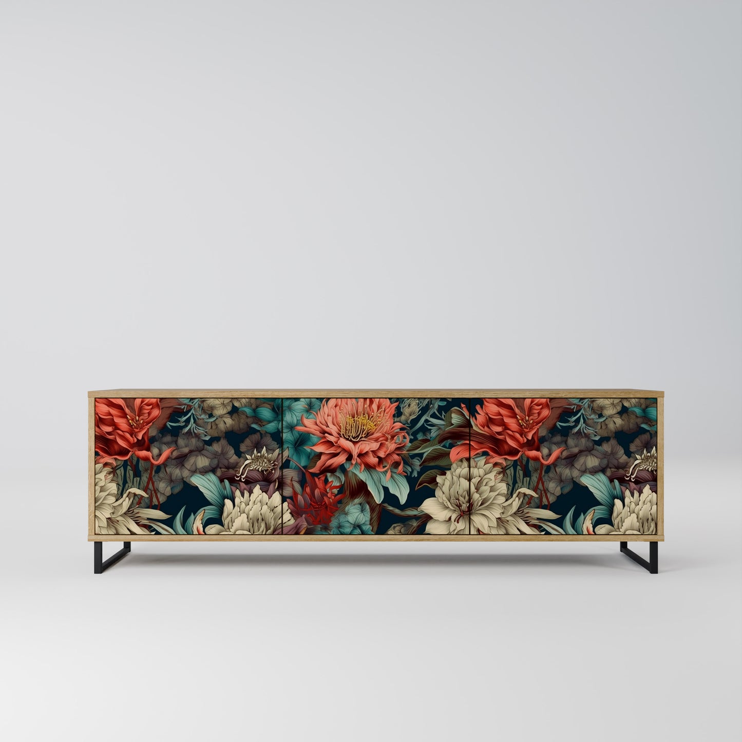 Mobile TV SPROUTING GRACE a 3 ante effetto rovere