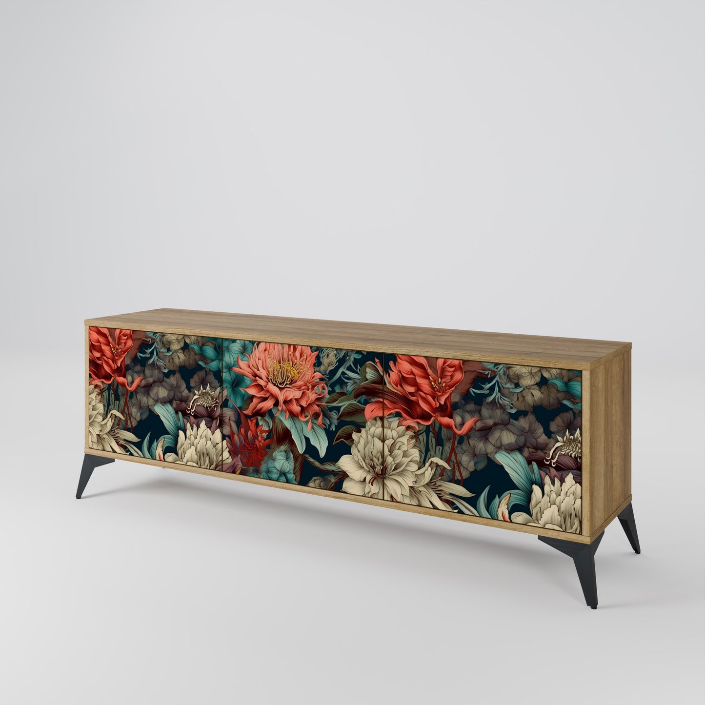 Mobile TV SPROUTING GRACE a 3 ante effetto rovere