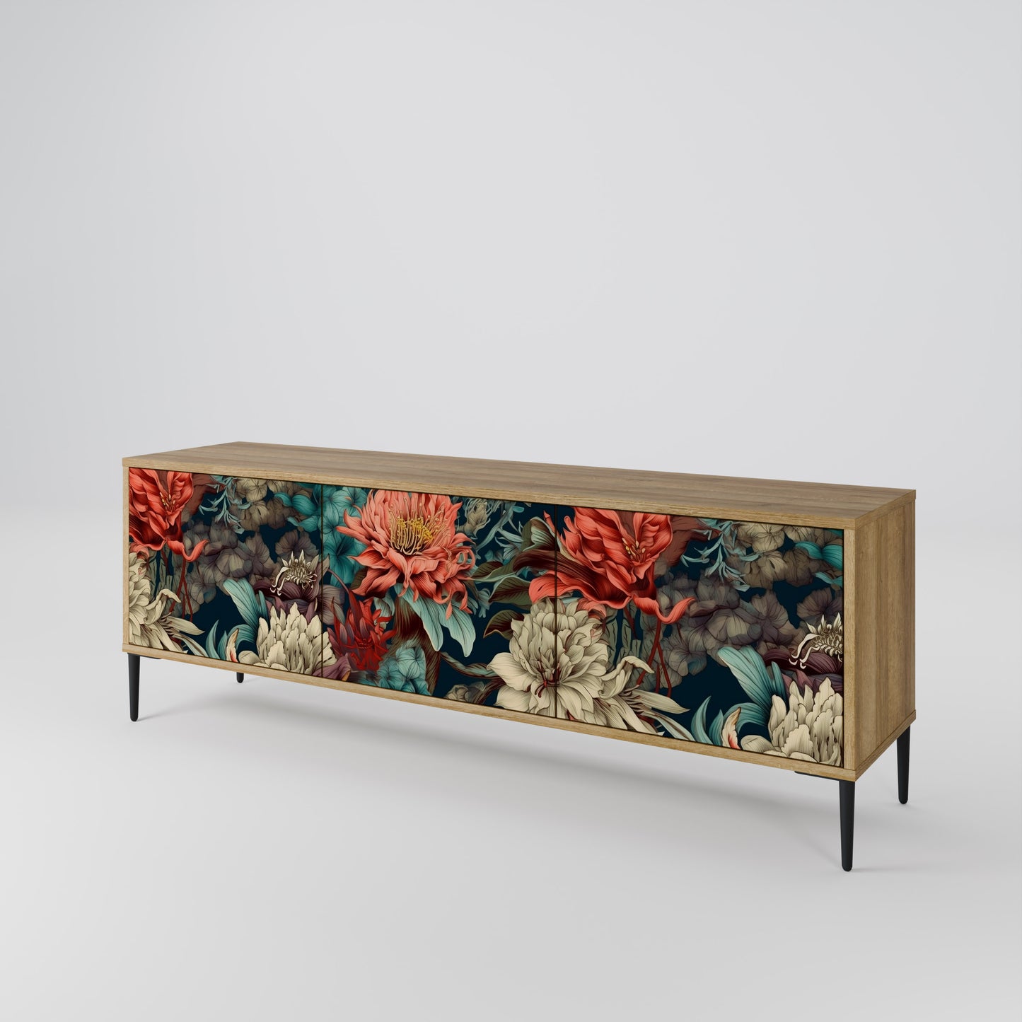 Mobile TV SPROUTING GRACE a 3 ante effetto rovere