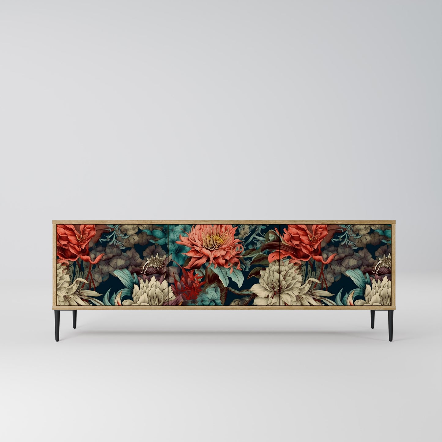 Mobile TV SPROUTING GRACE a 3 ante effetto rovere