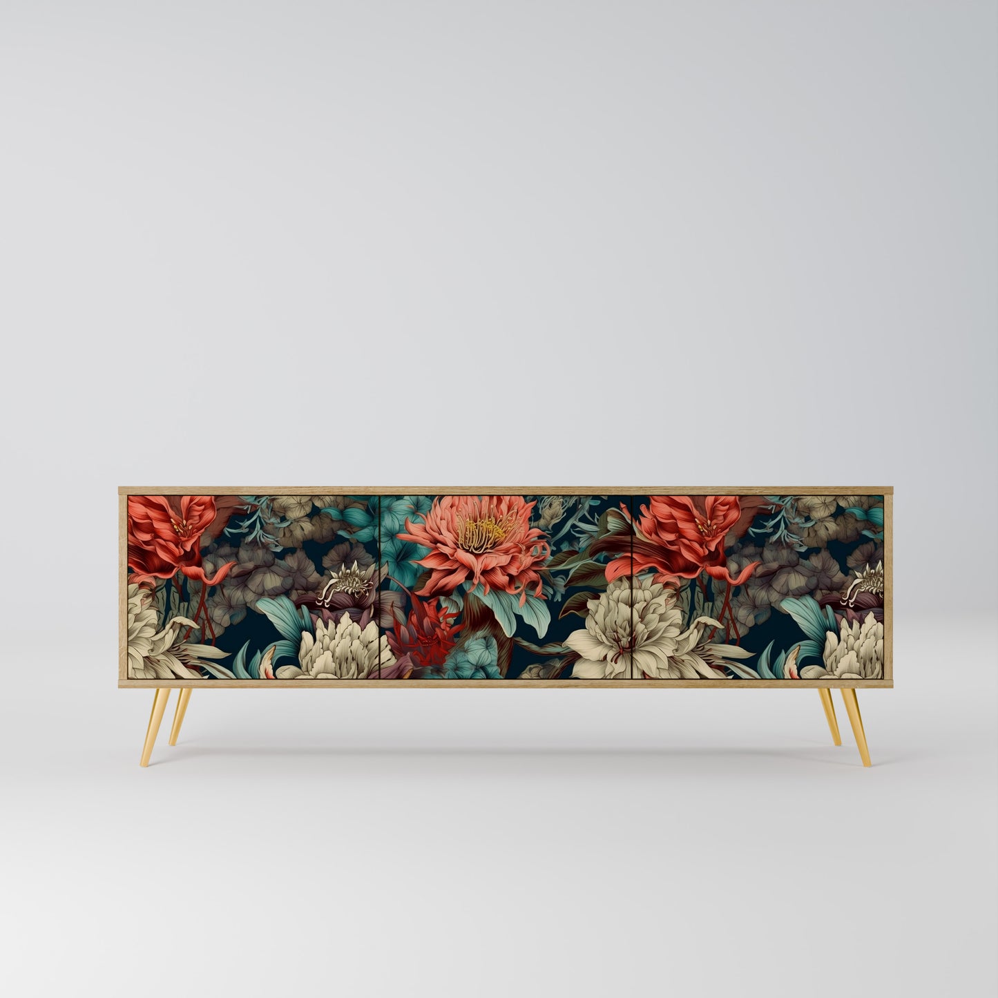 Mobile TV SPROUTING GRACE a 3 ante effetto rovere