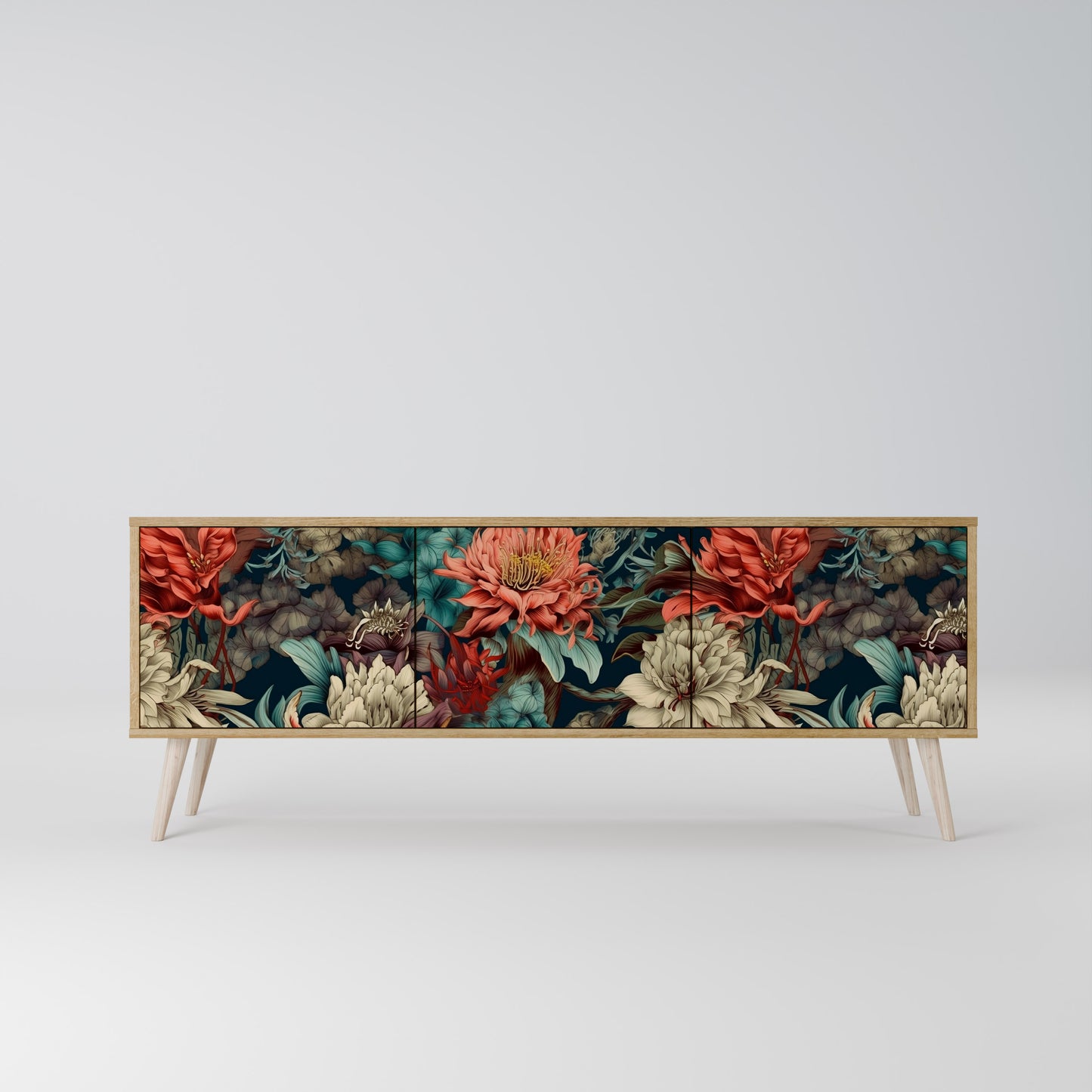 Mobile TV SPROUTING GRACE a 3 ante effetto rovere