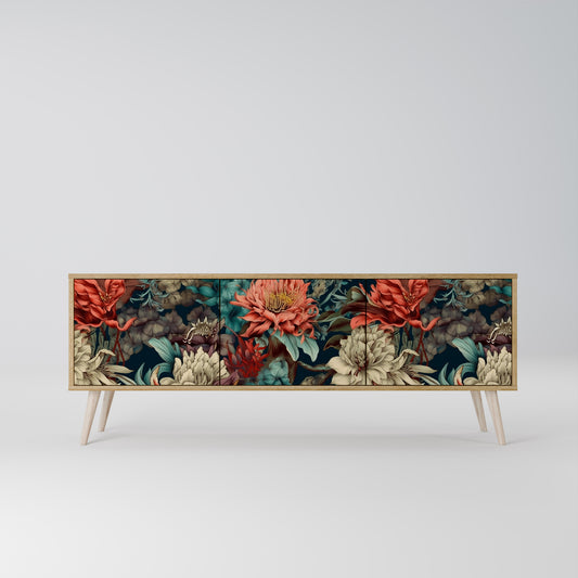 Mobile TV SPROUTING GRACE a 3 ante effetto rovere
