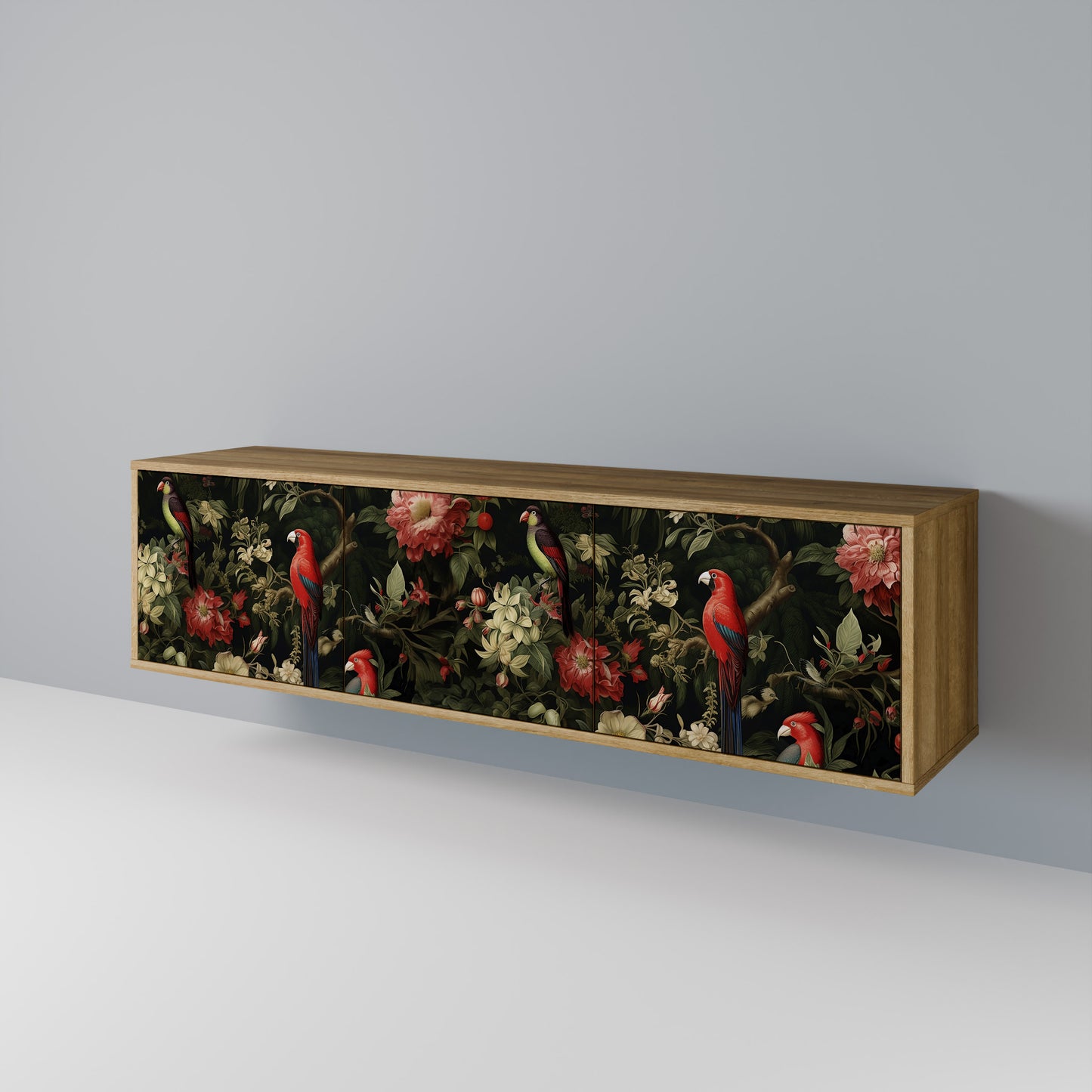Mobile TV AVIAN GREENERY a 3 ante in effetto rovere