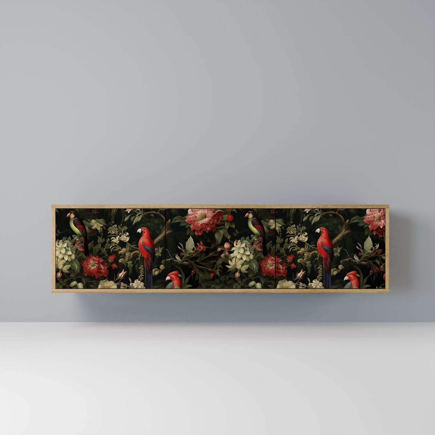 Mobile TV AVIAN GREENERY a 3 ante in effetto rovere
