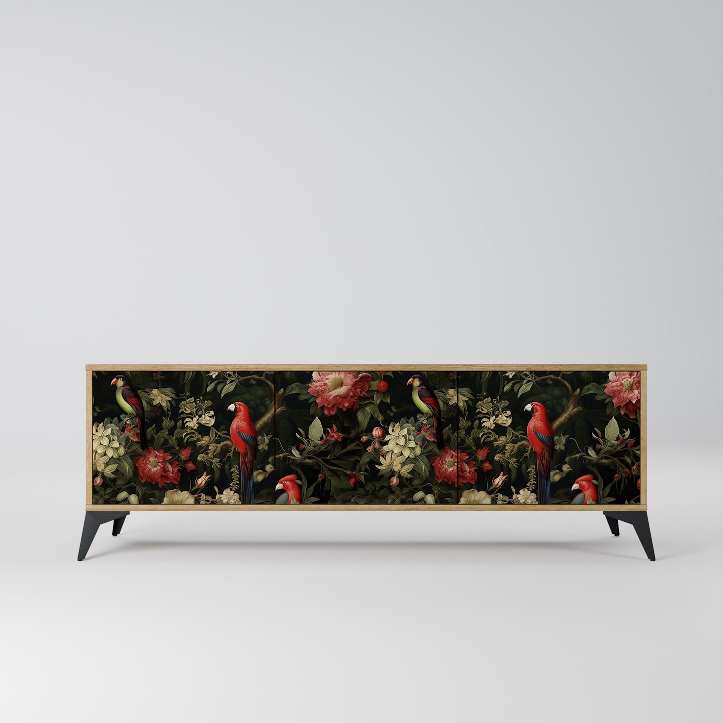 Mobile TV AVIAN GREENERY a 3 ante in effetto rovere