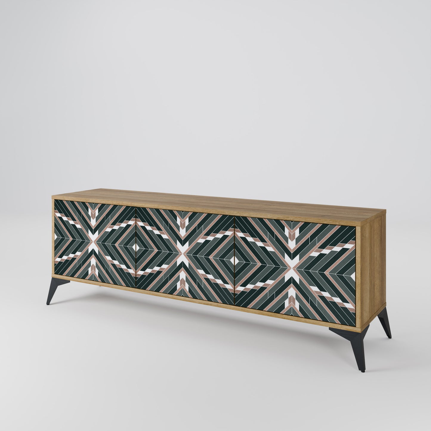 Mobile TV DIMENSION DELIGHTS a 3 ante in effetto rovere
