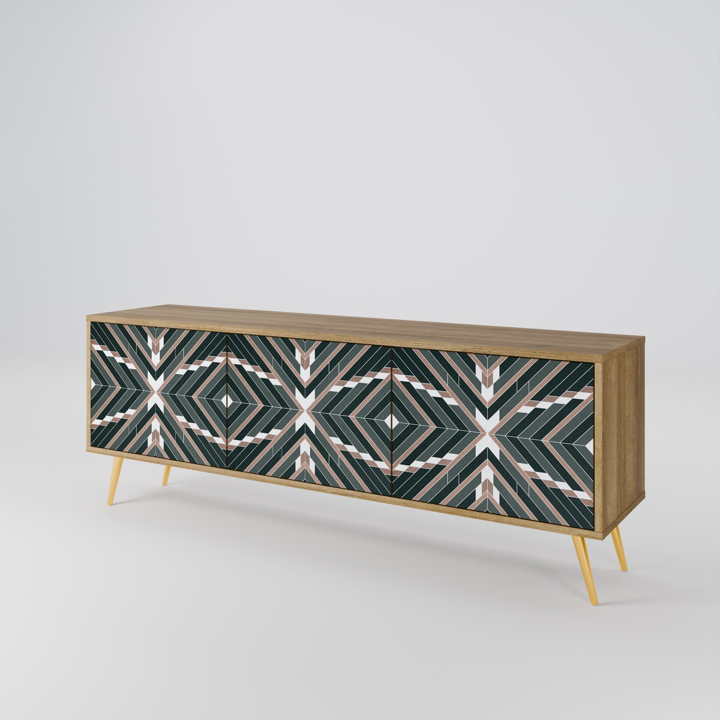 Mobile TV DIMENSION DELIGHTS a 3 ante in effetto rovere