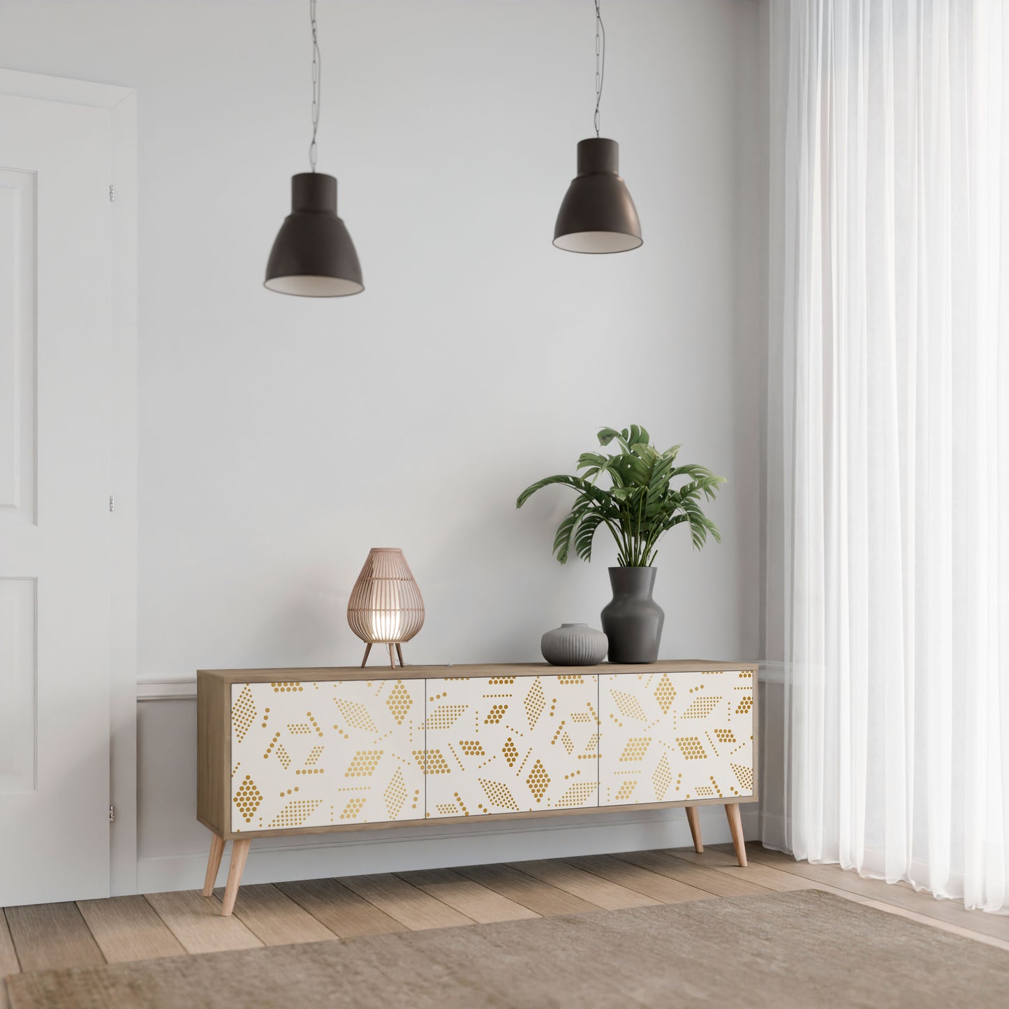 Mobile TV SPOTTED DAZE a 3 ante effetto rovere